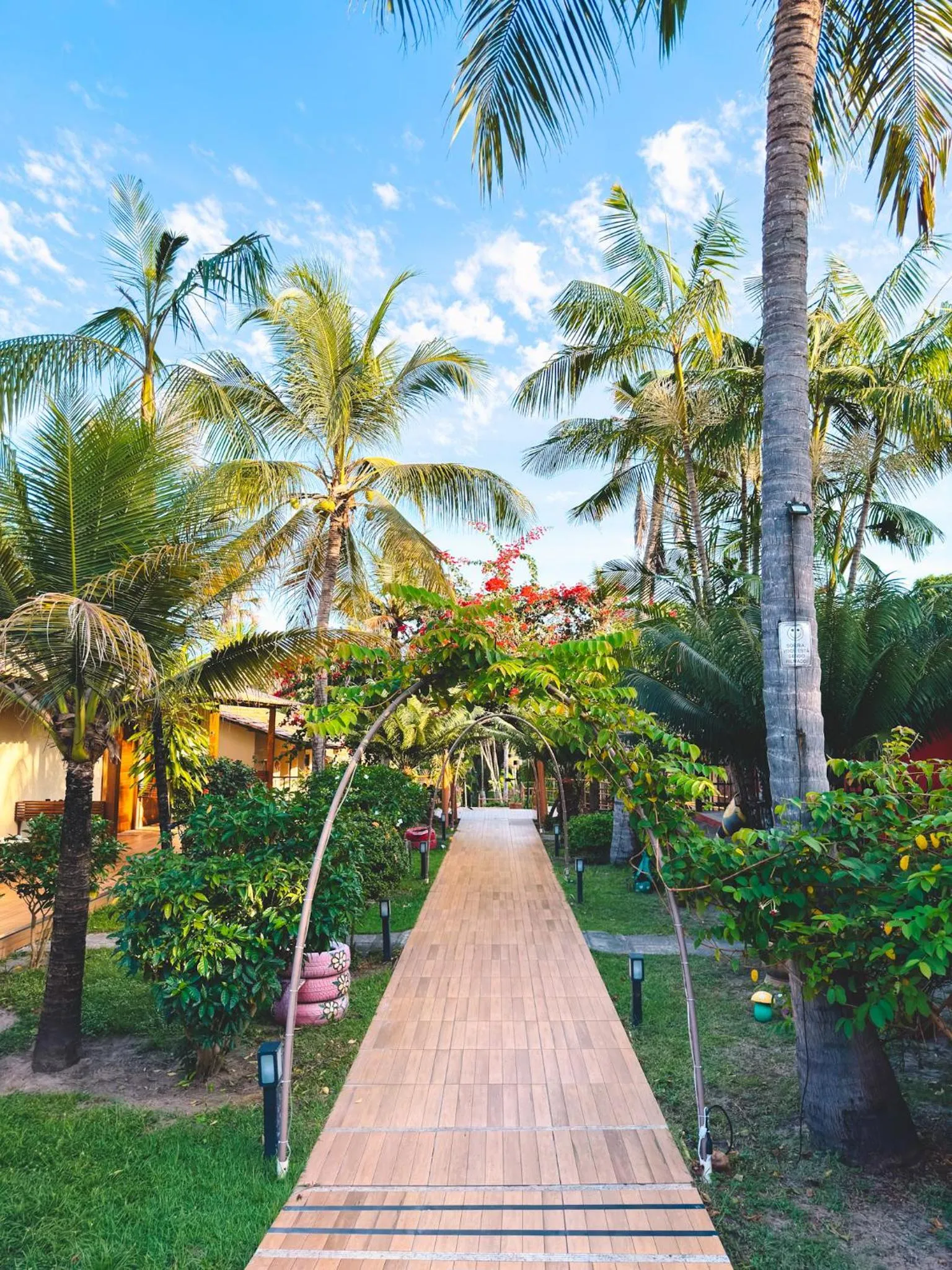 Garden in Pousada Boa Vista