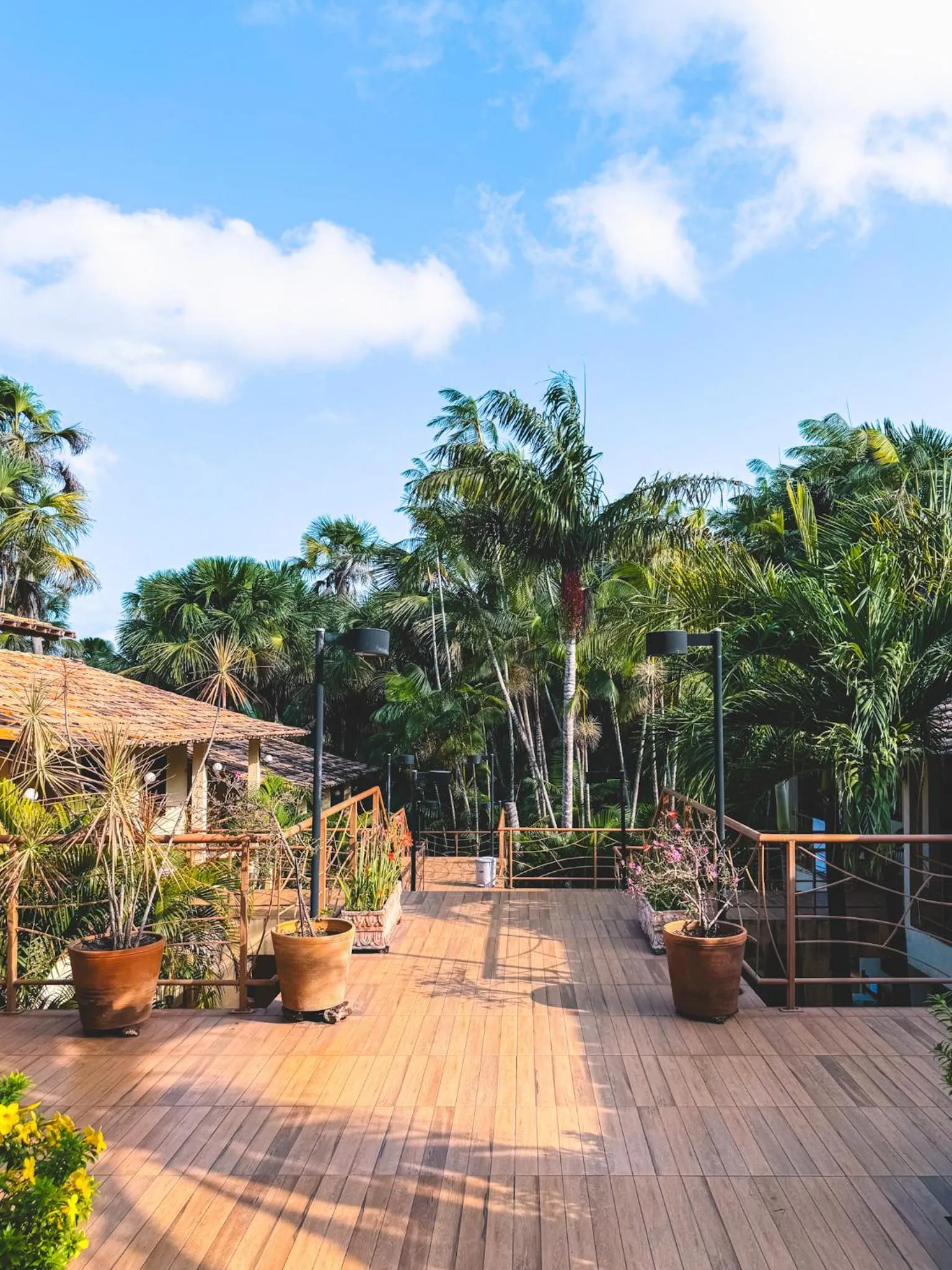 Garden view in Pousada Boa Vista