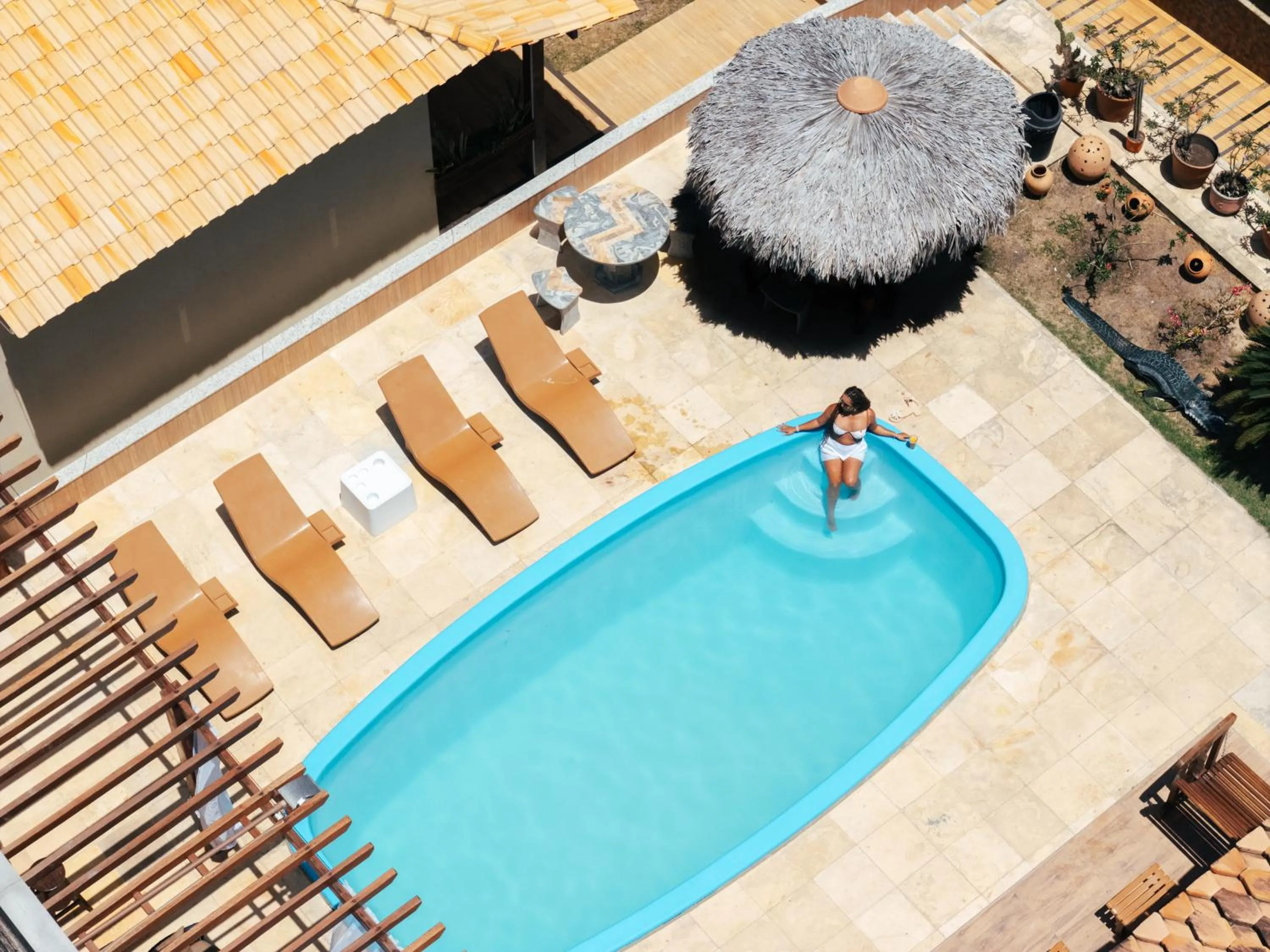 Swimming pool in Pousada Boa Vista