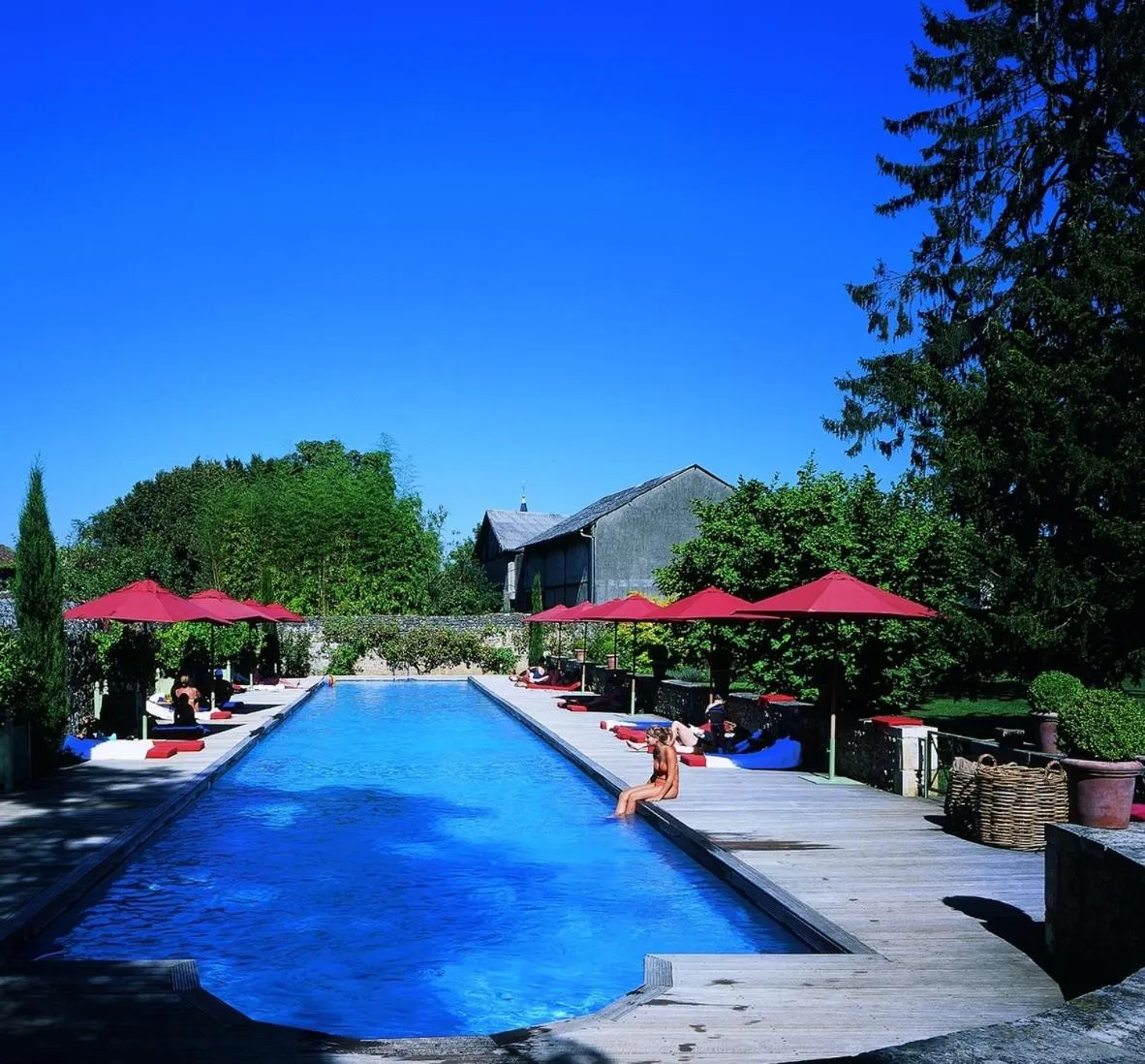 Garden in Hôtel Les Orangeries