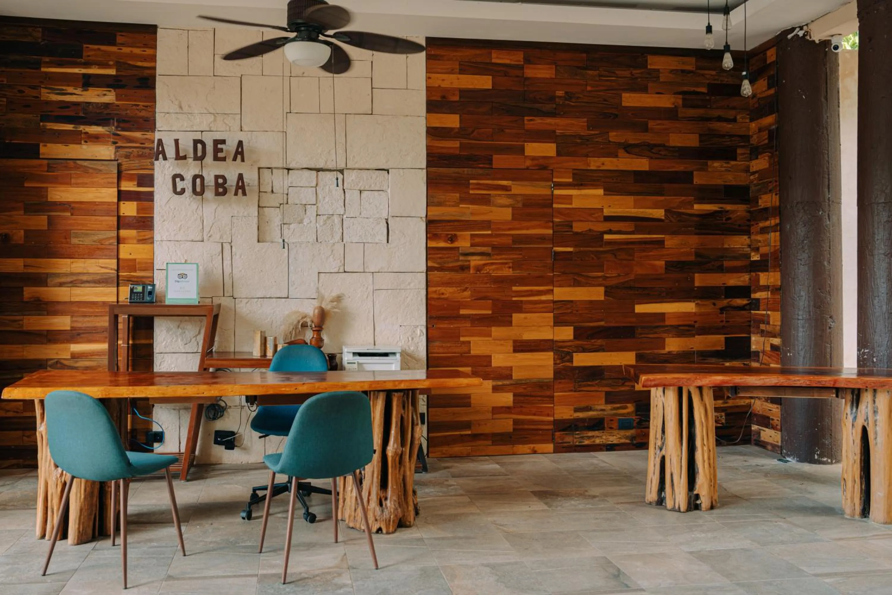 Lobby or reception in Aldea Coba An Escape Boutique Experience