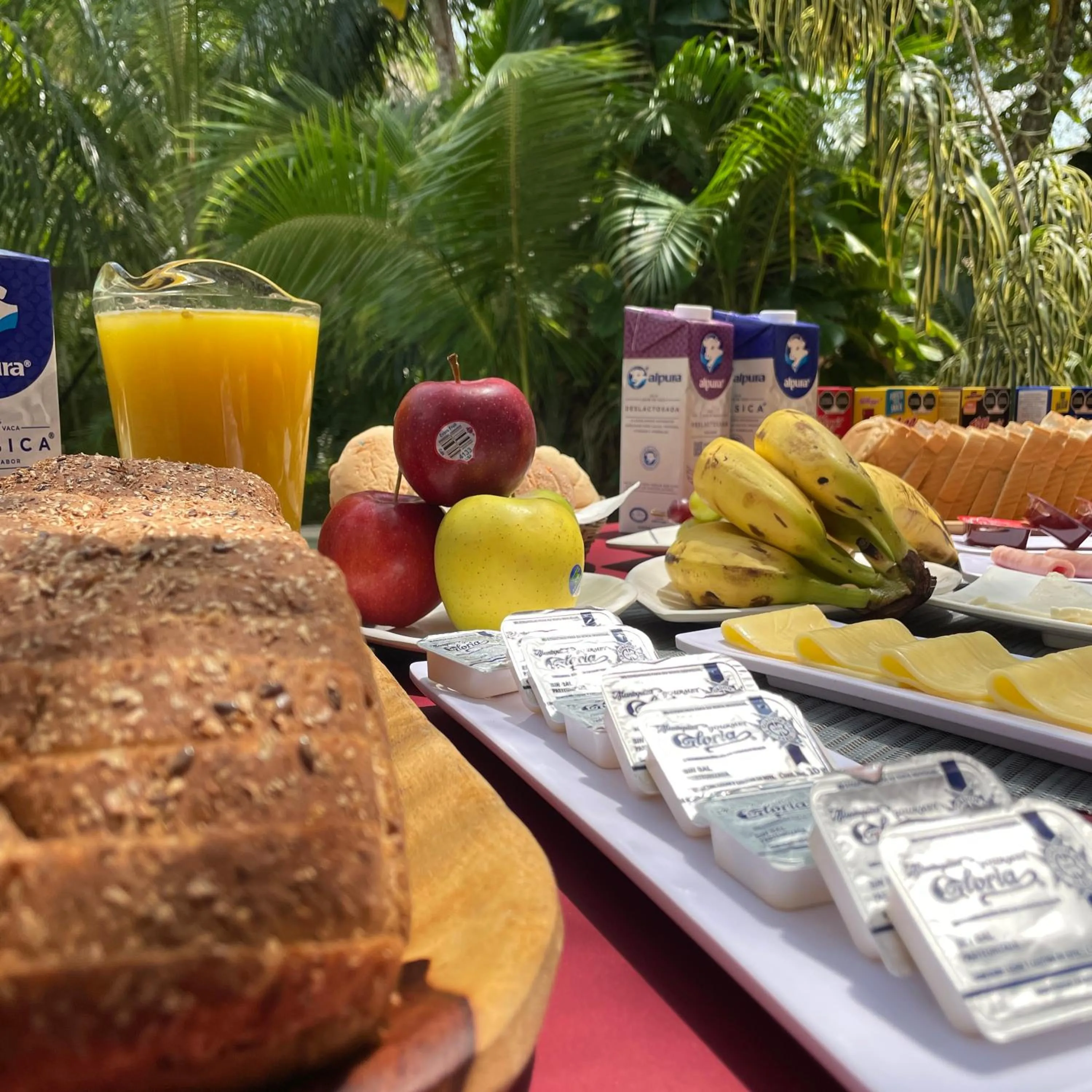 Continental breakfast in Aldea Coba An Escape Boutique Experience