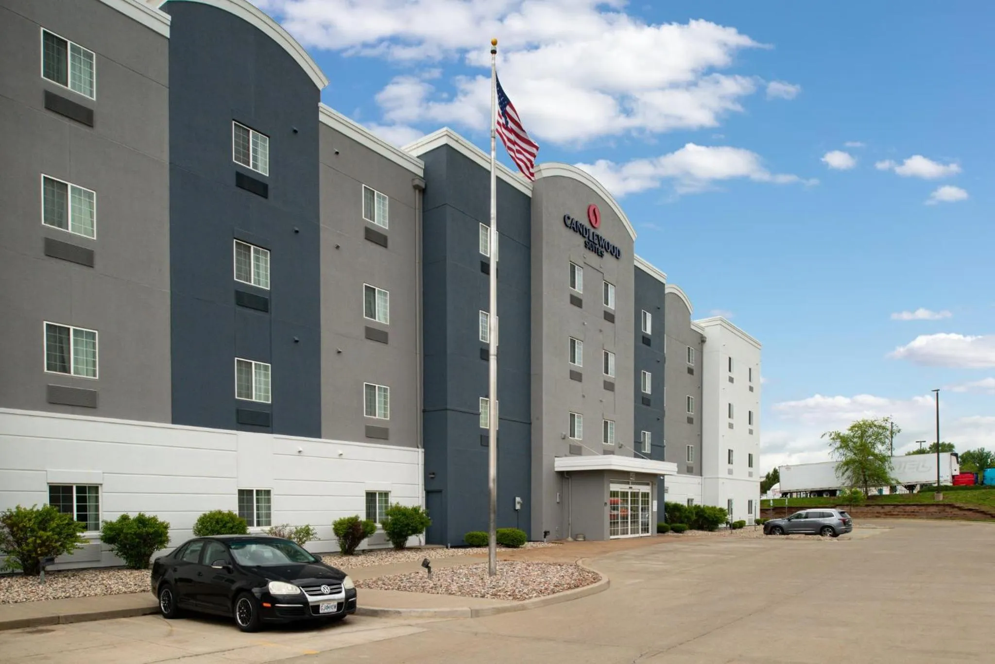 Property building in Candlewood Suites Kansas City Northeast by IHG