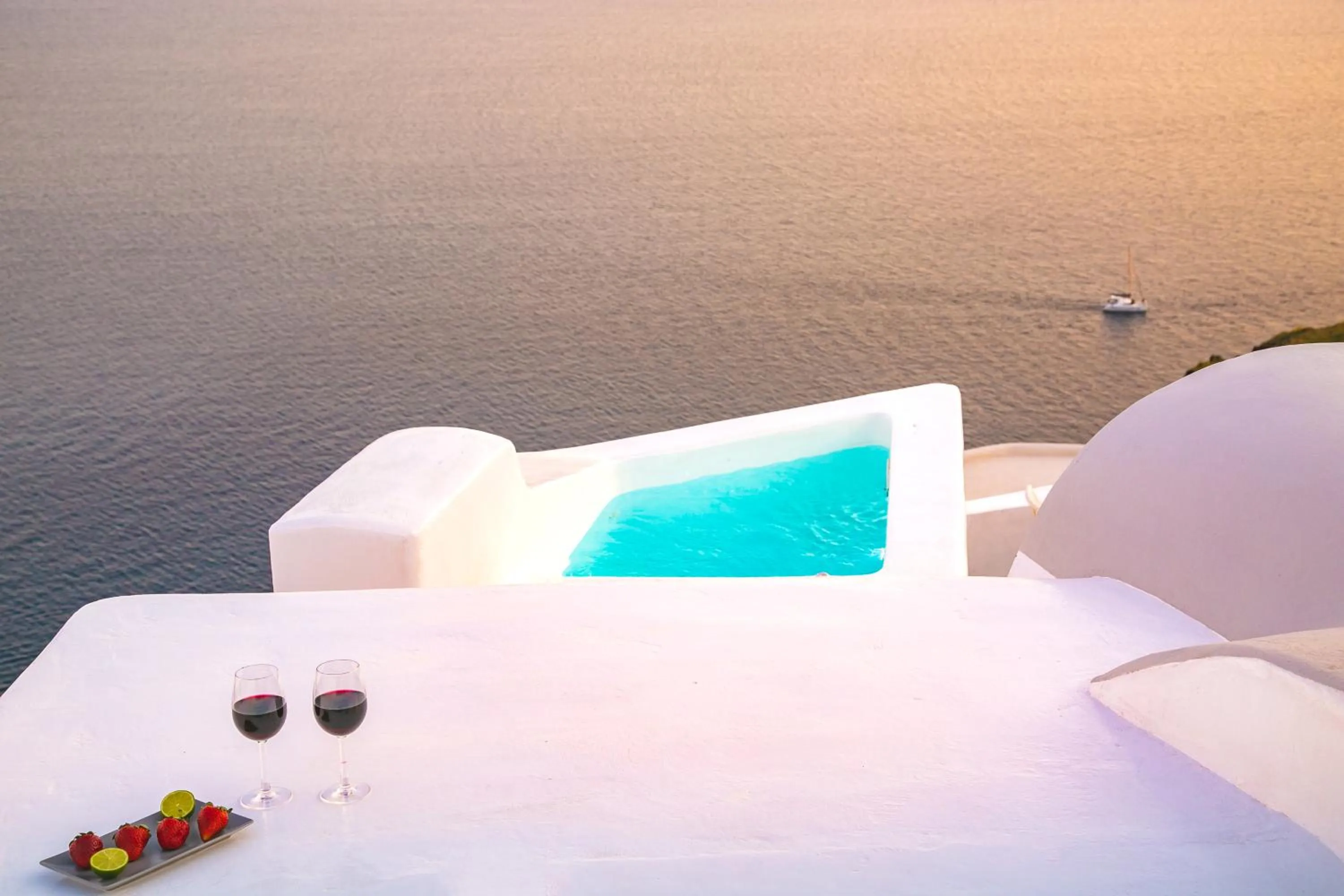 Sea view in Onar Villas Oia - Onar Hotels Collection