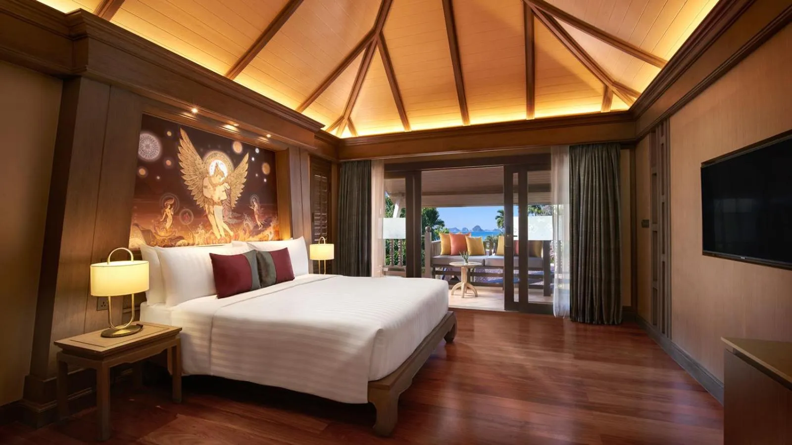 TV and multimedia, Bed in Amari Vogue Krabi
