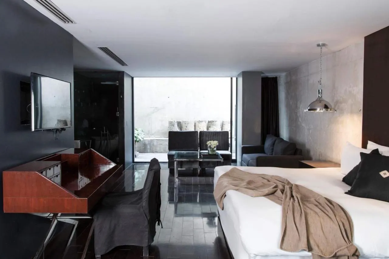 Bed in Demetria Hotel