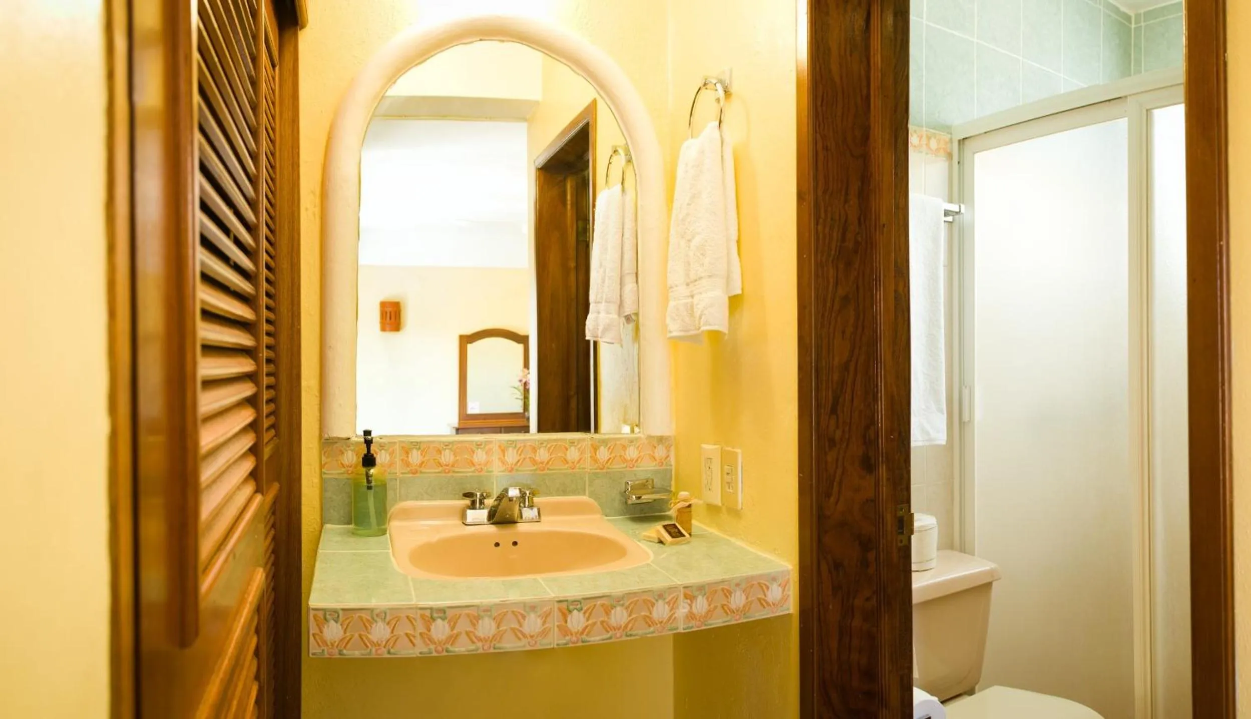 Bathroom in Hotel Real Del Mayab