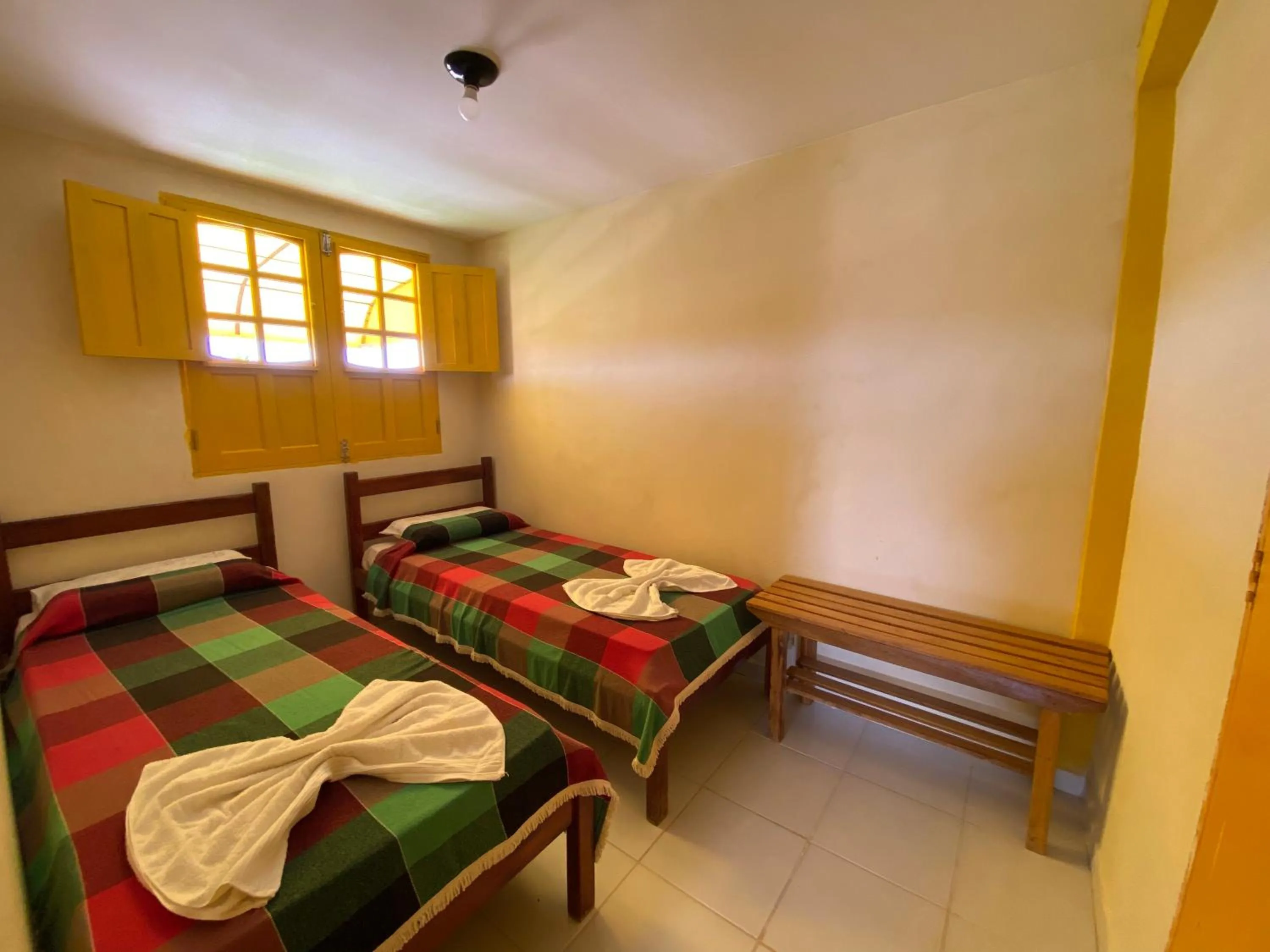 Bed in Pousada das Acácias