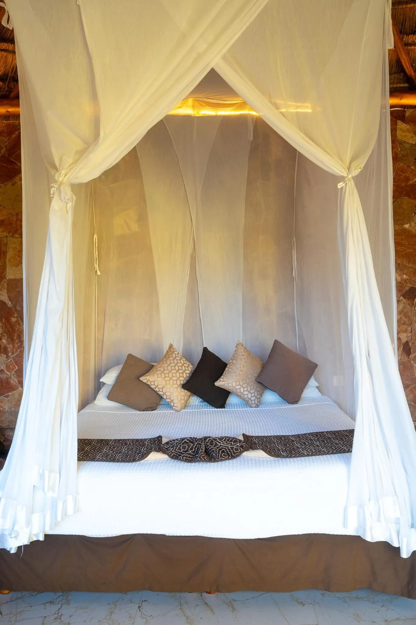 Bed in Cabañas Luxury con Lagoon Club - Adults Only