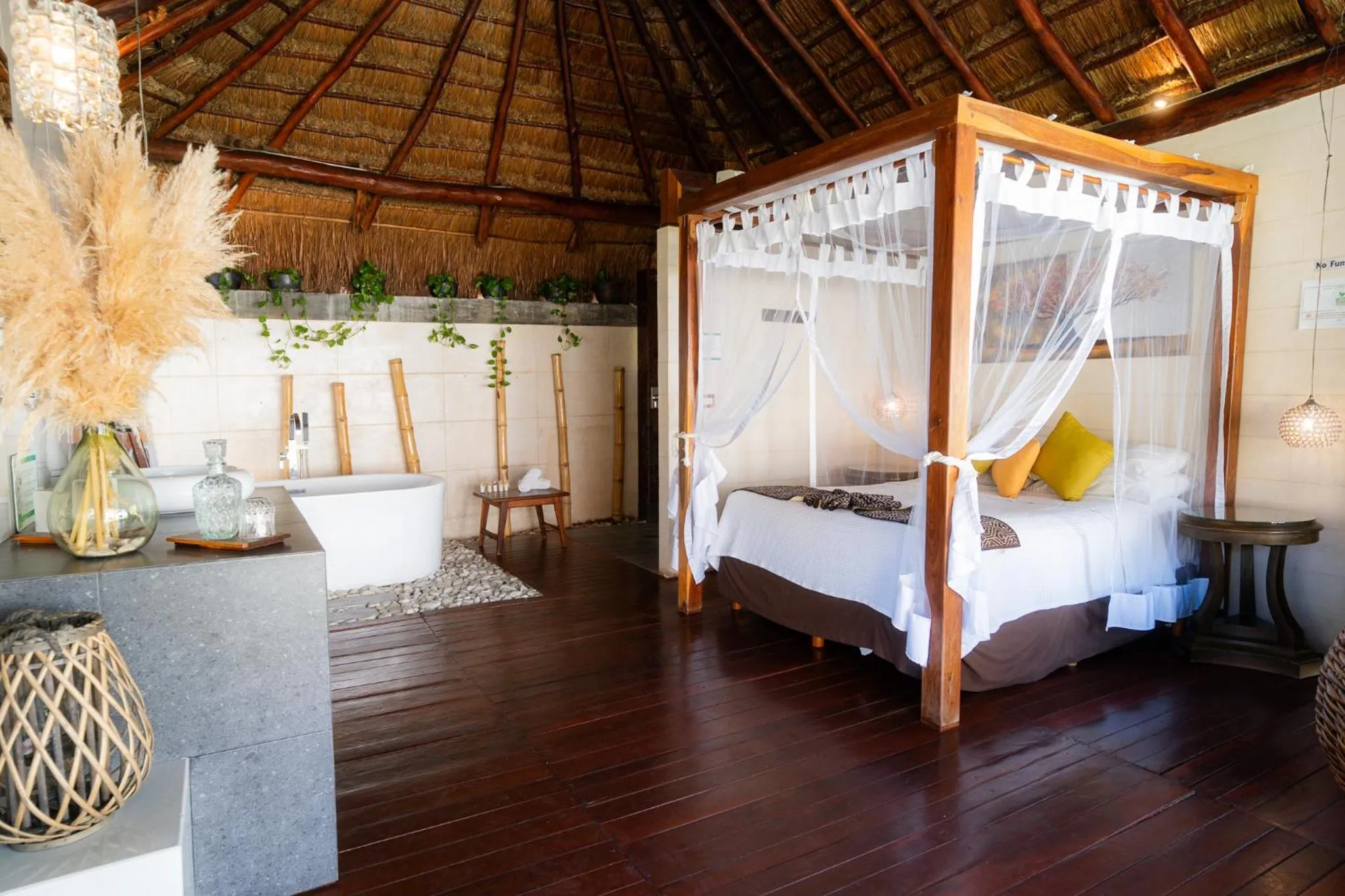 Bed in Cabañas Luxury con Lagoon Club - Adults Only