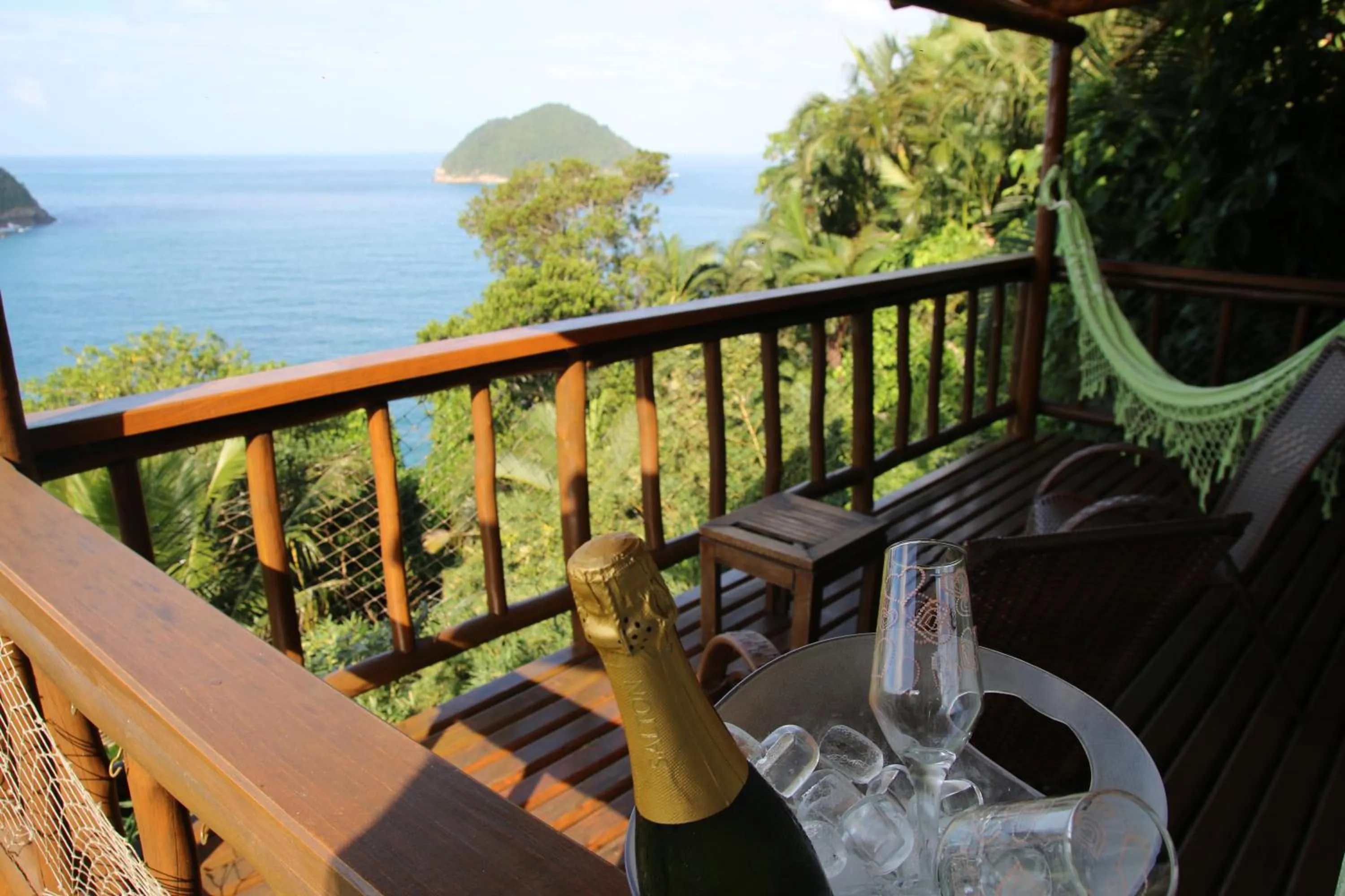 Balcony/Terrace in Ilha de Toque Toque Eco Hotel