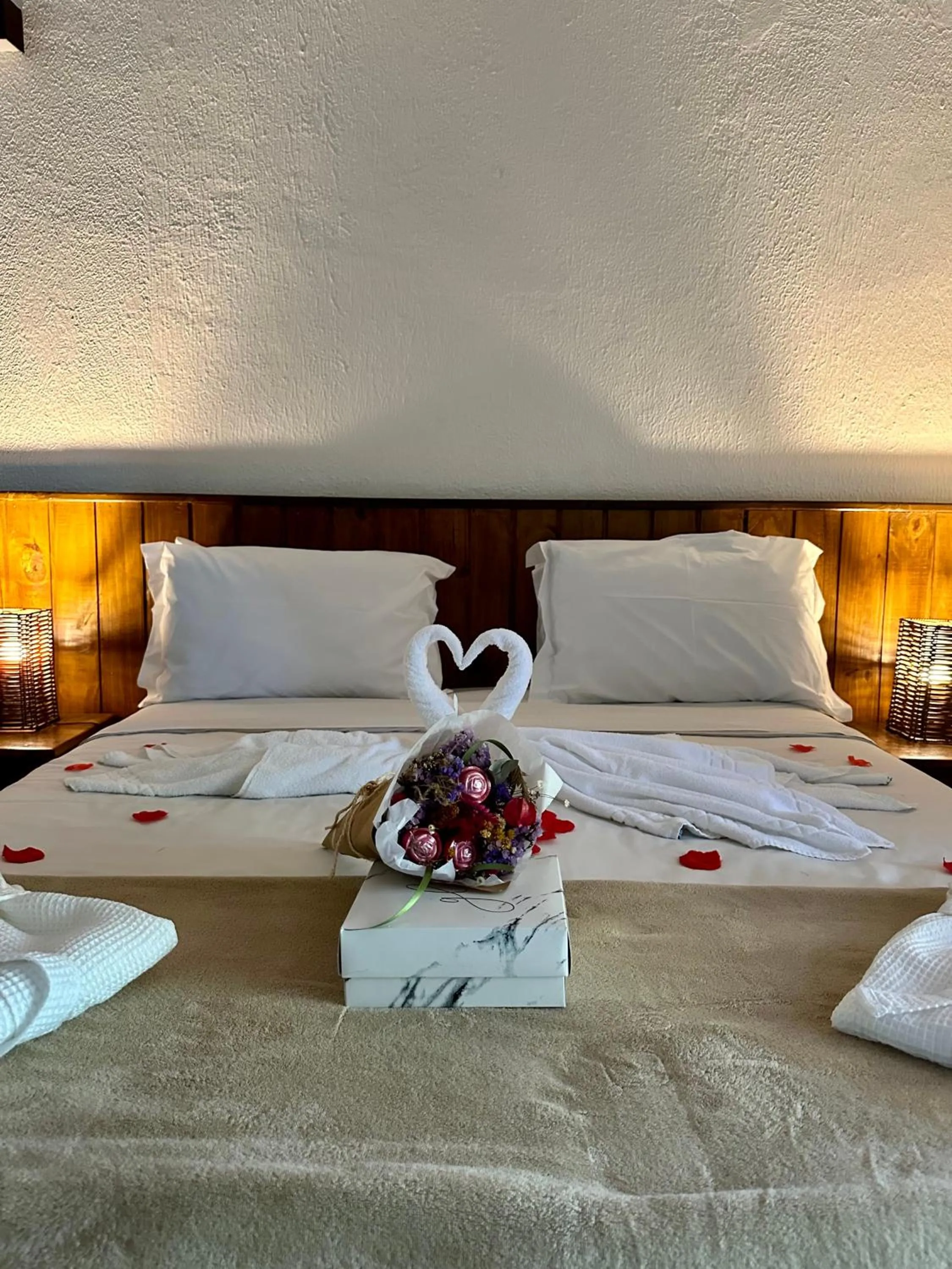 Bed in Ilha de Toque Toque Eco Hotel