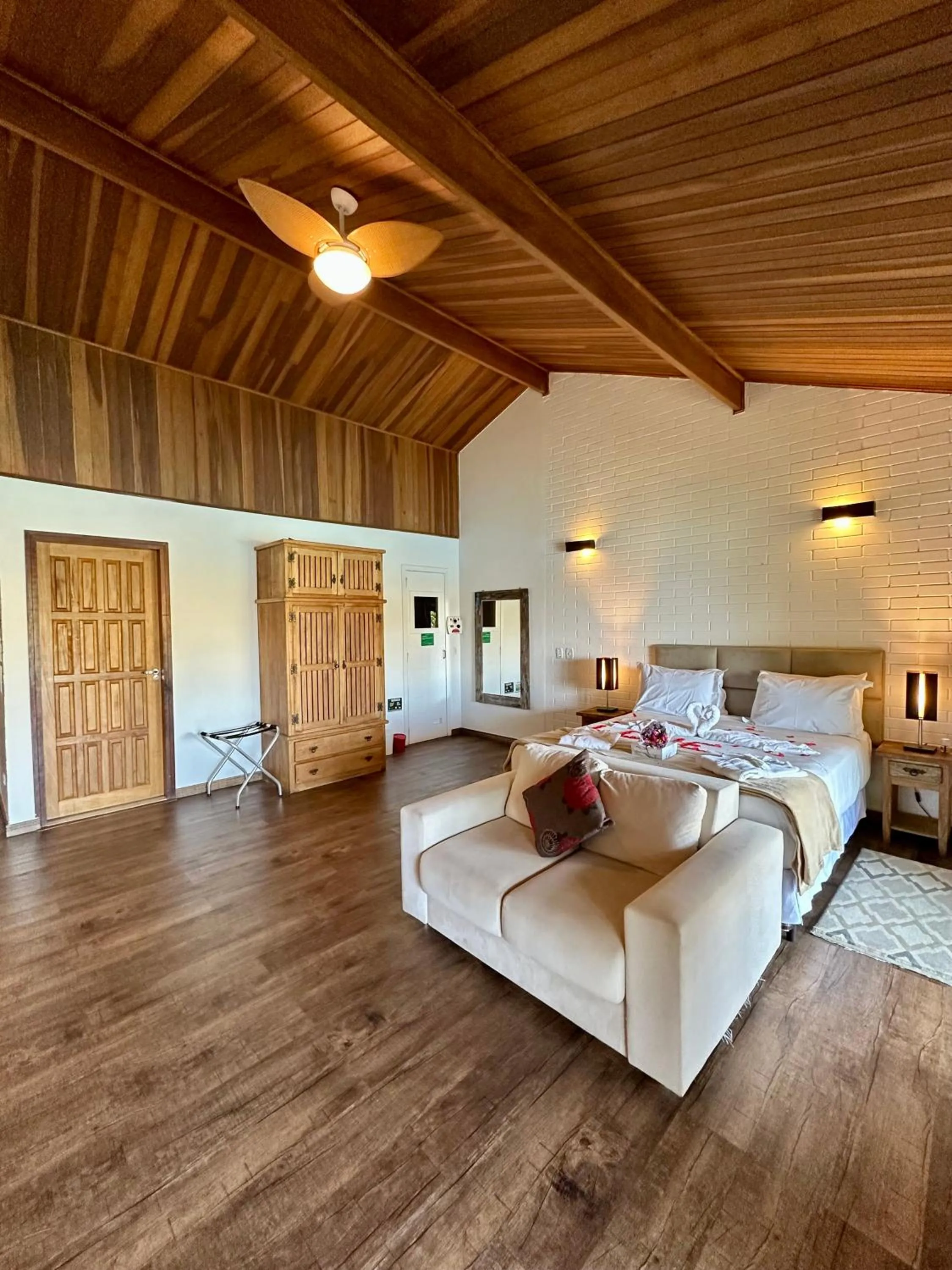 Bedroom, Bed in Ilha de Toque Toque Eco Hotel