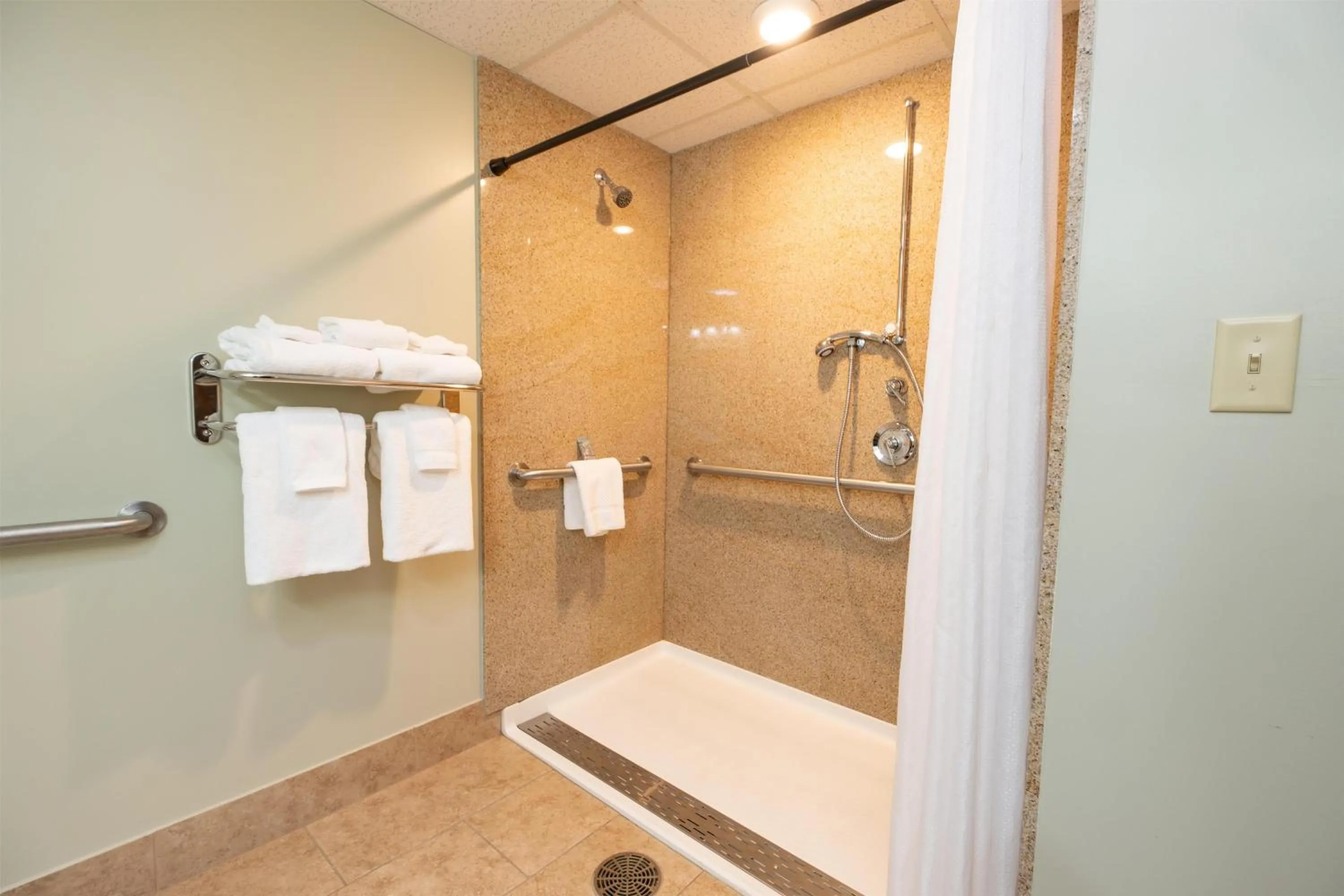 Bathroom in Fireside Inn and Suites Bangor