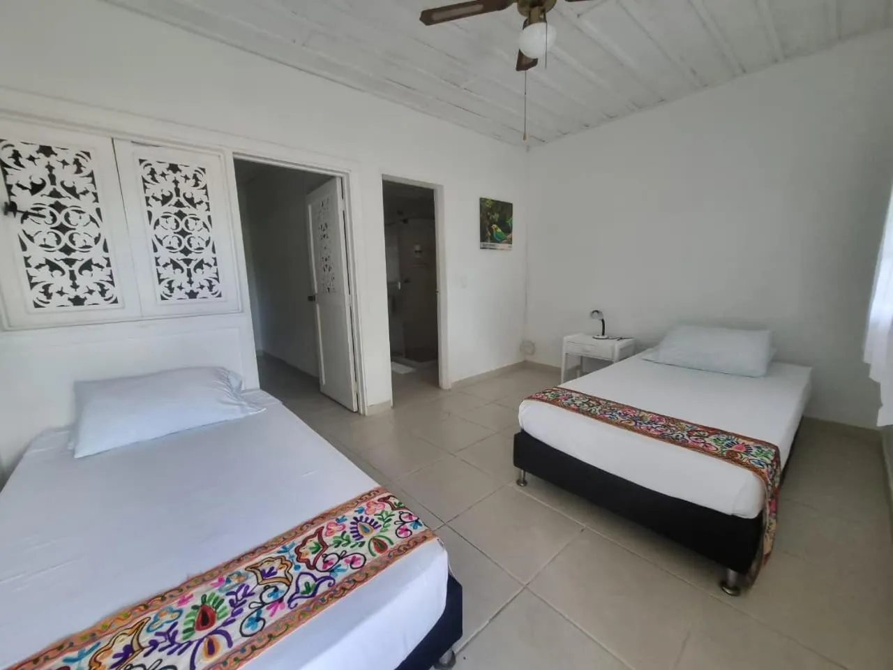 Bedroom, Bed in Hotel campestre La Floresta