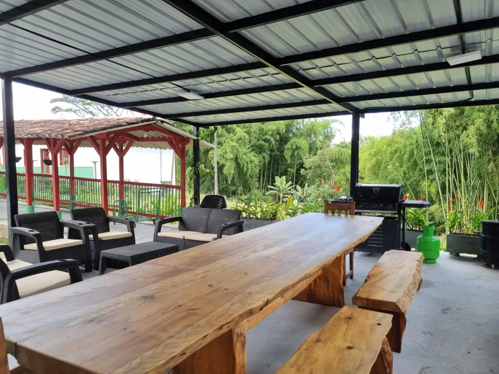 Garden view in Hotel campestre La Floresta