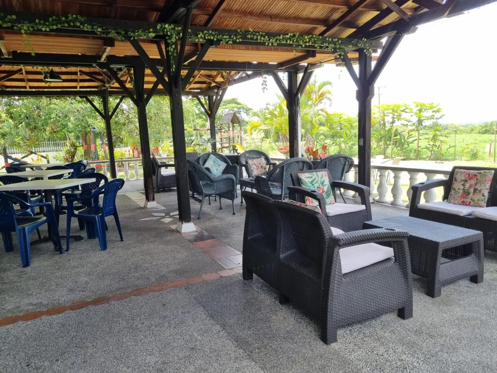 Balcony/Terrace in Hotel campestre La Floresta