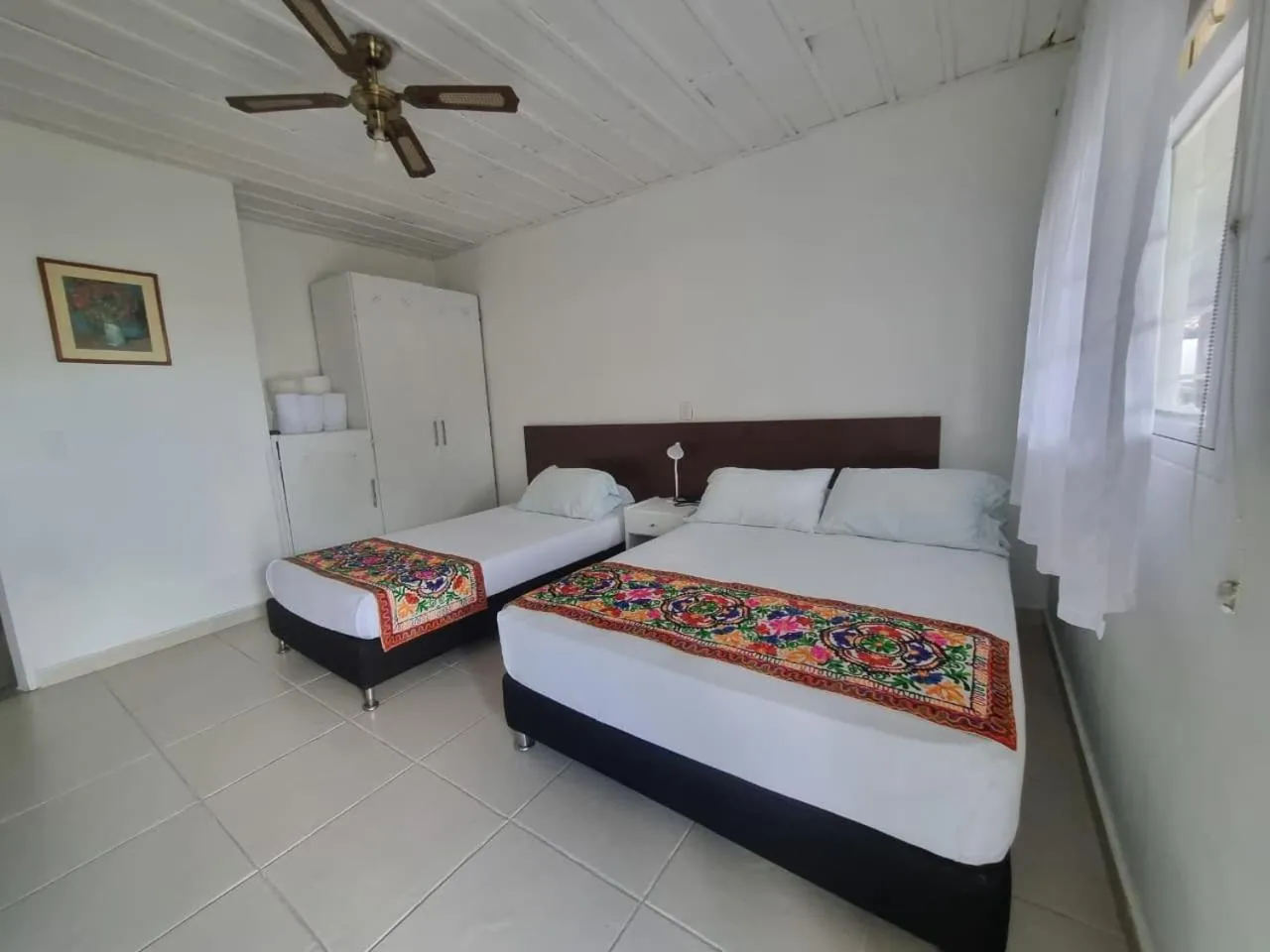 Bedroom, Bed in Hotel campestre La Floresta