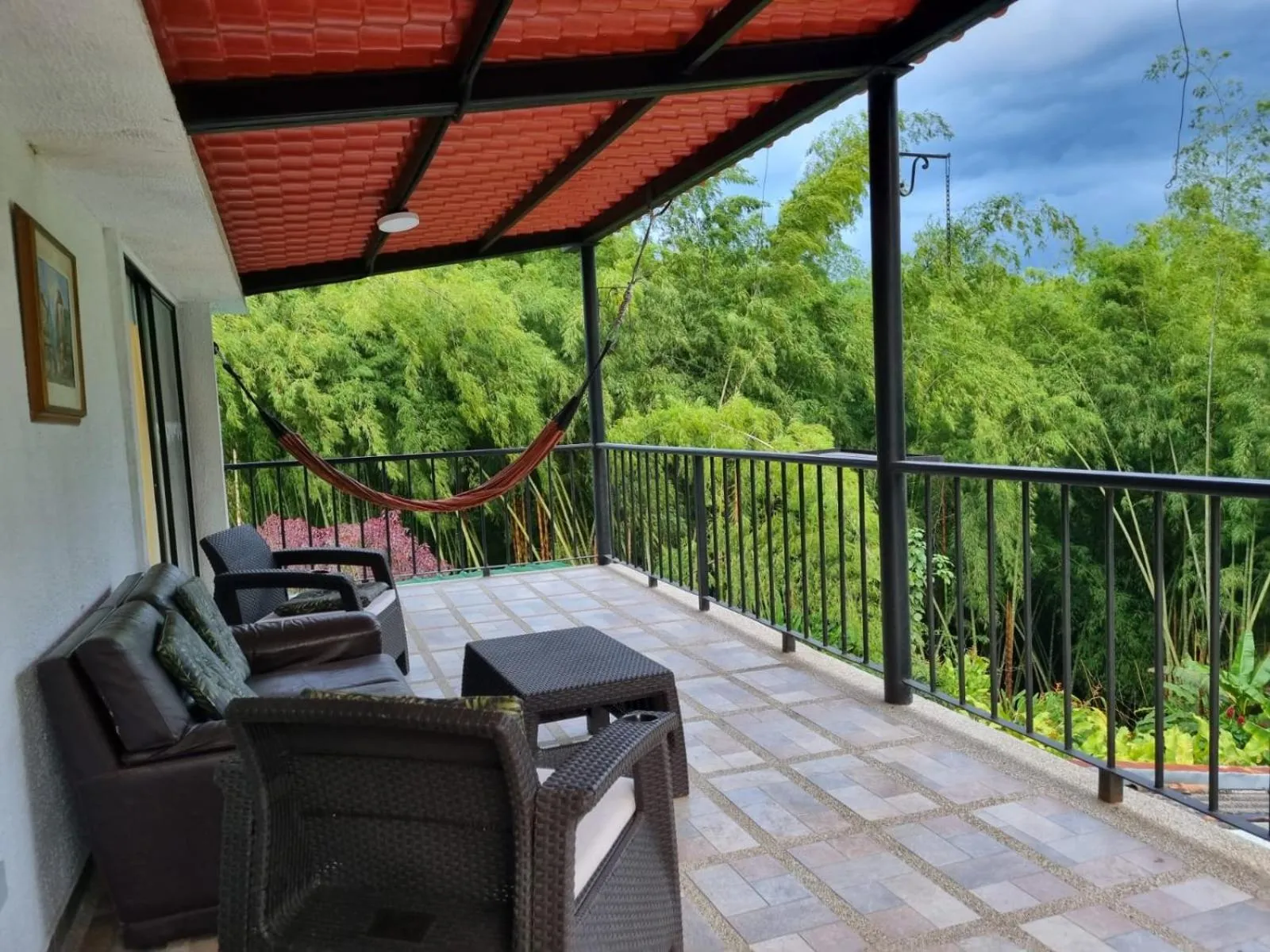 Balcony/Terrace in Hotel campestre La Floresta