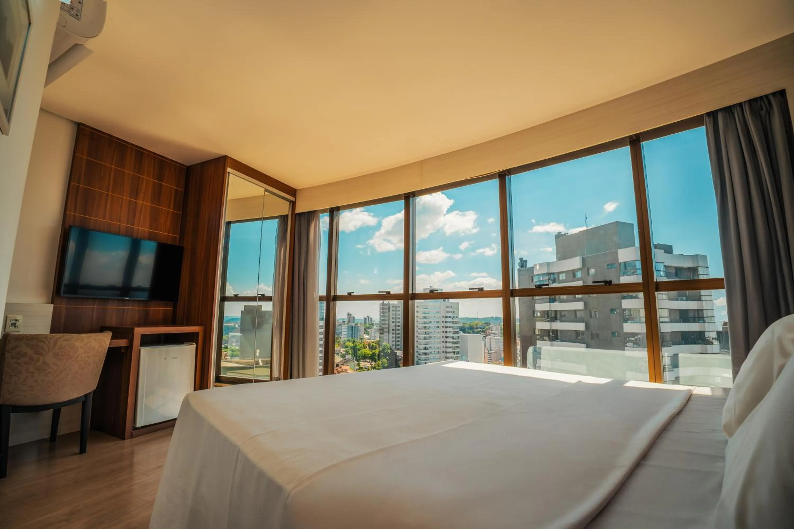 Bed in Hotel Laghetto Bento