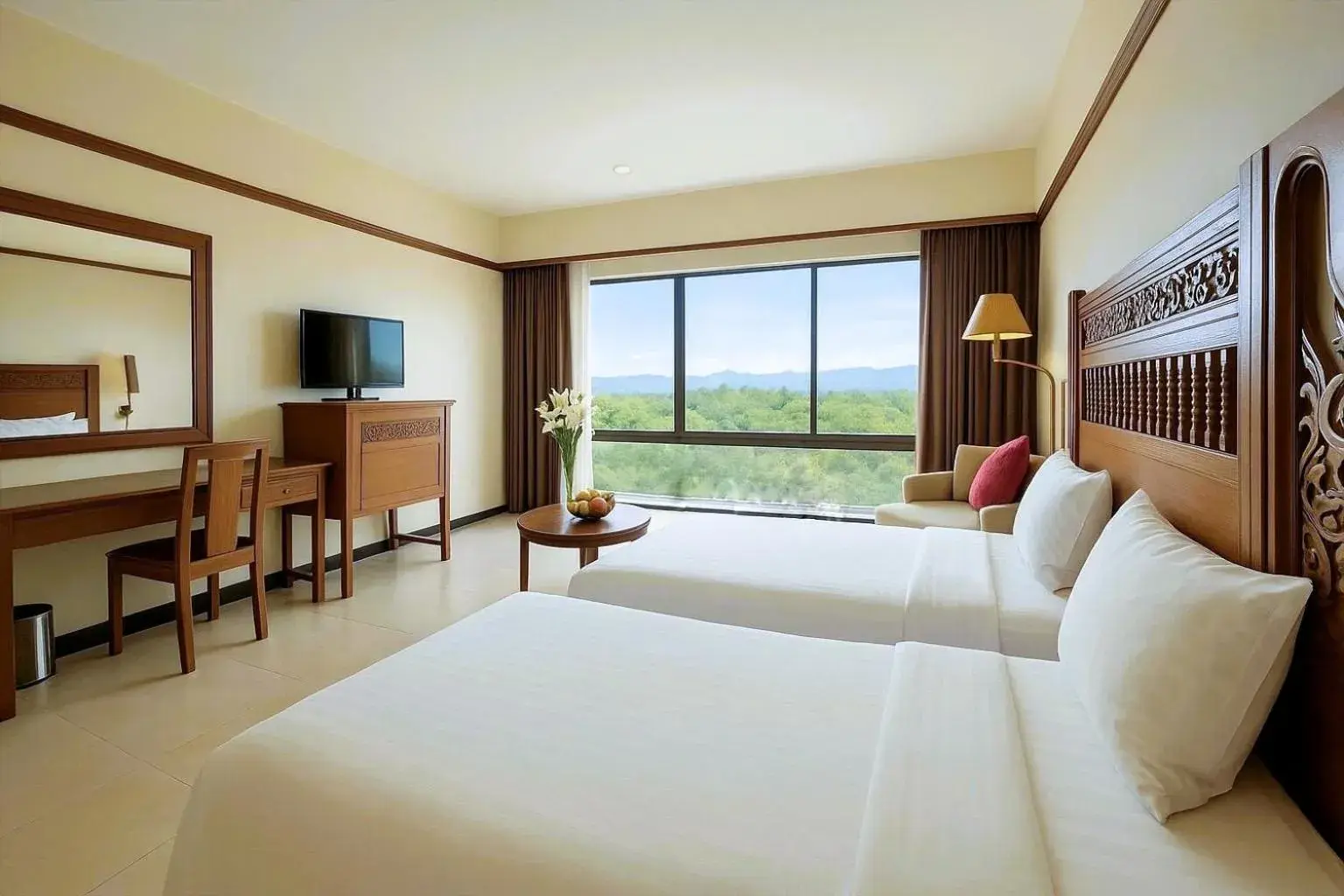 Deluxe Twin Room in Loei Palace Hotel Deluxe Twin Room in Loei Palace Hotel