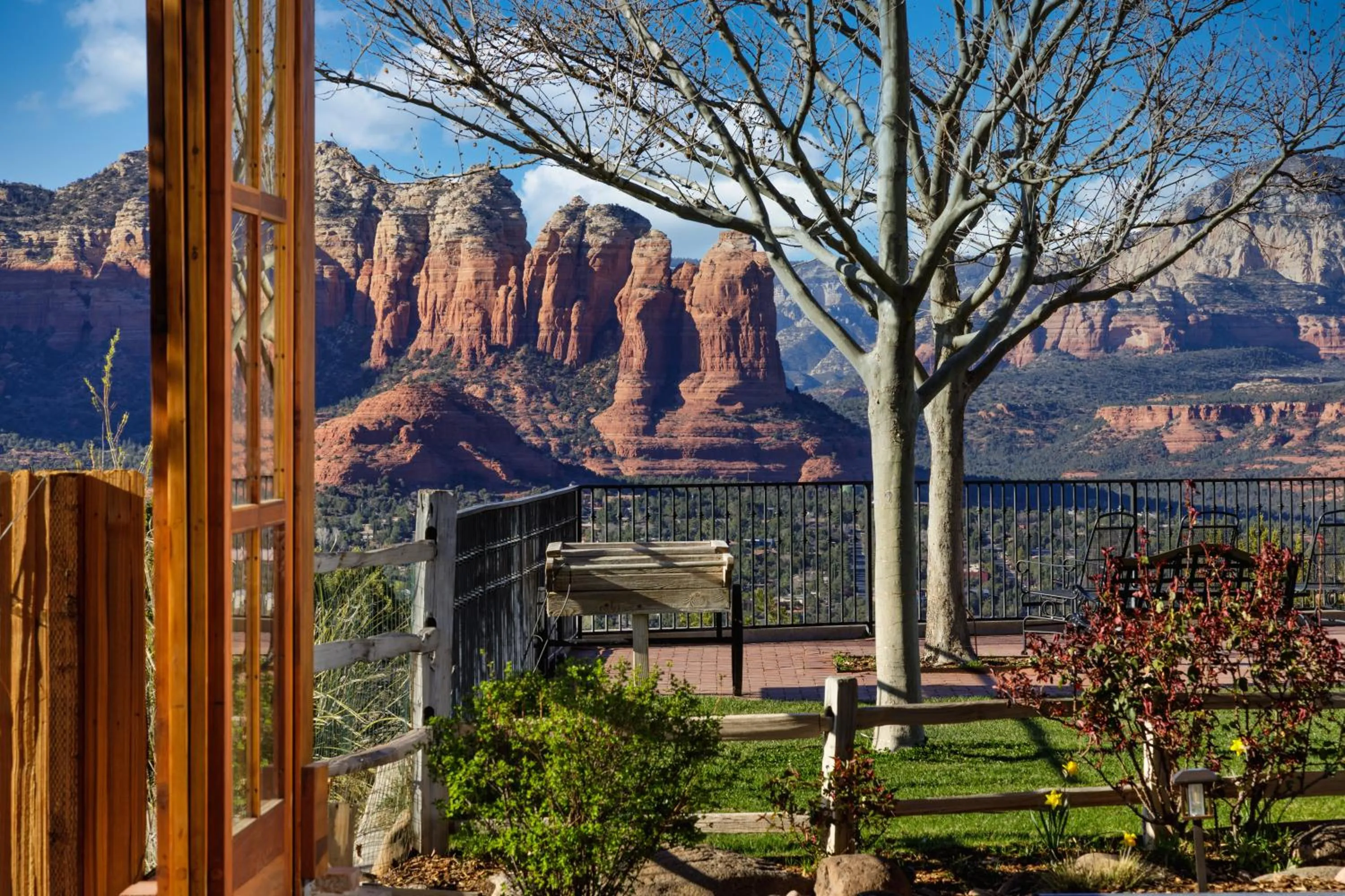 Winter in Sky Ranch Lodge