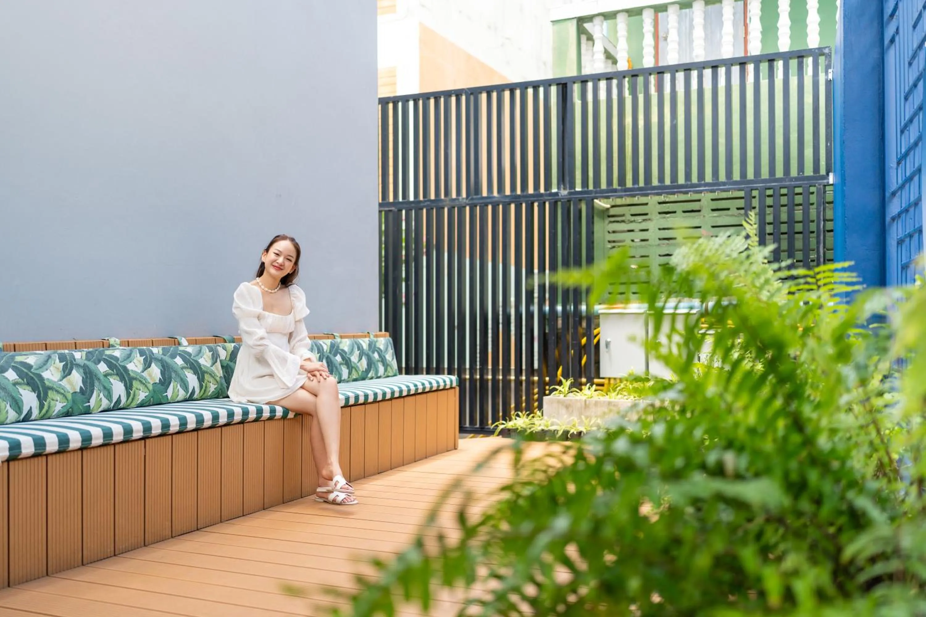 Seating area in Bhukitta Boutique Hotel Phuket Town