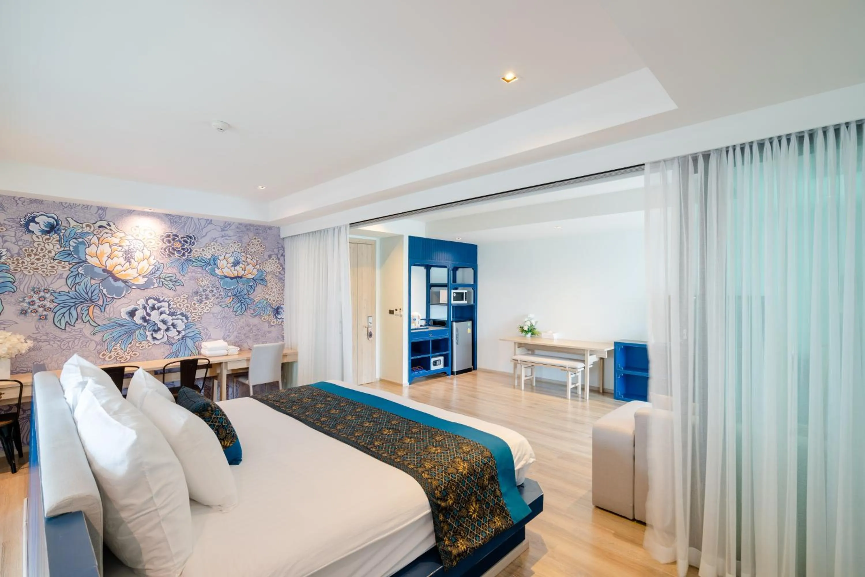 Bed in Bhukitta Boutique Hotel Phuket Town