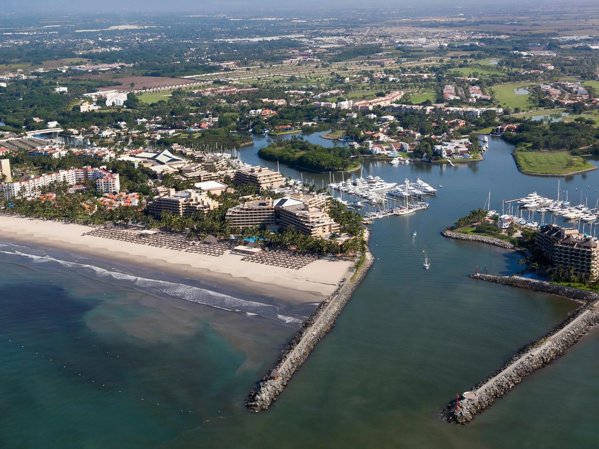 Bird's eye view in Paradise Village