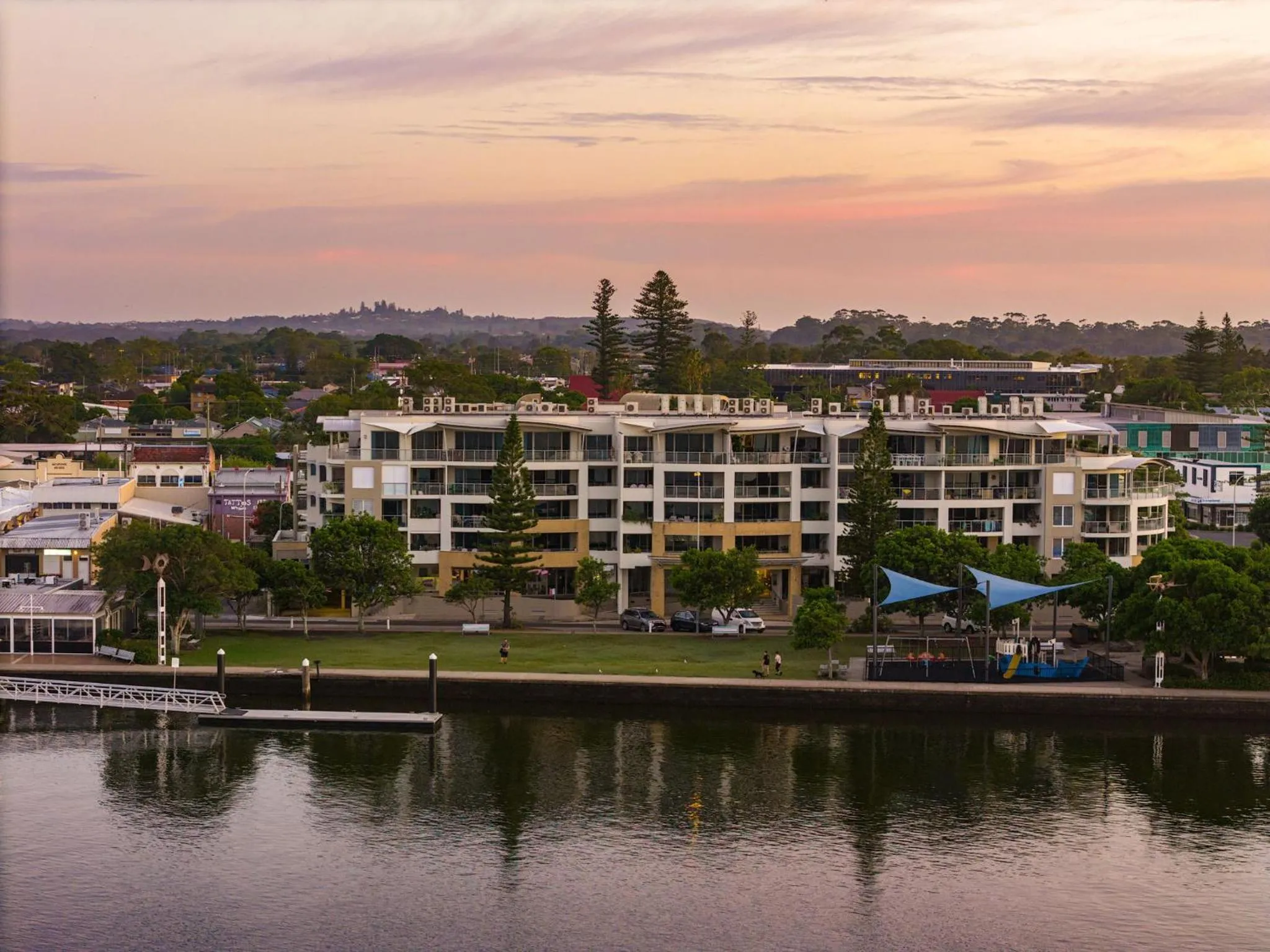 Property building in Riverside Holiday Apartments