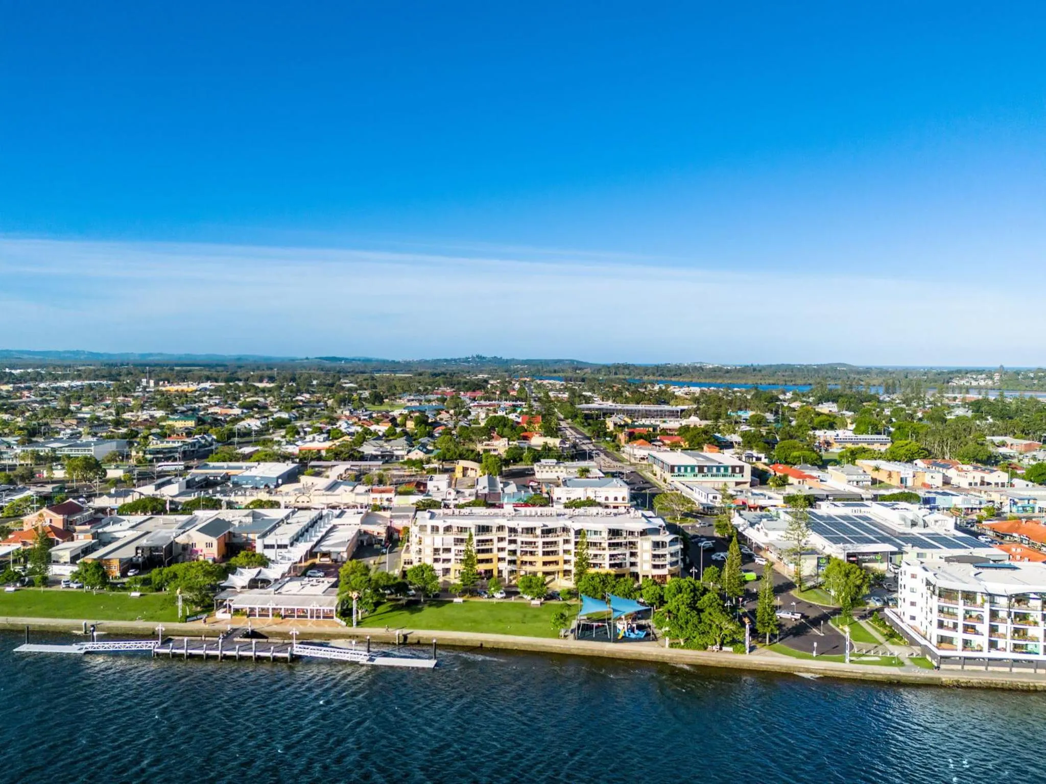 Property building in Riverside Holiday Apartments