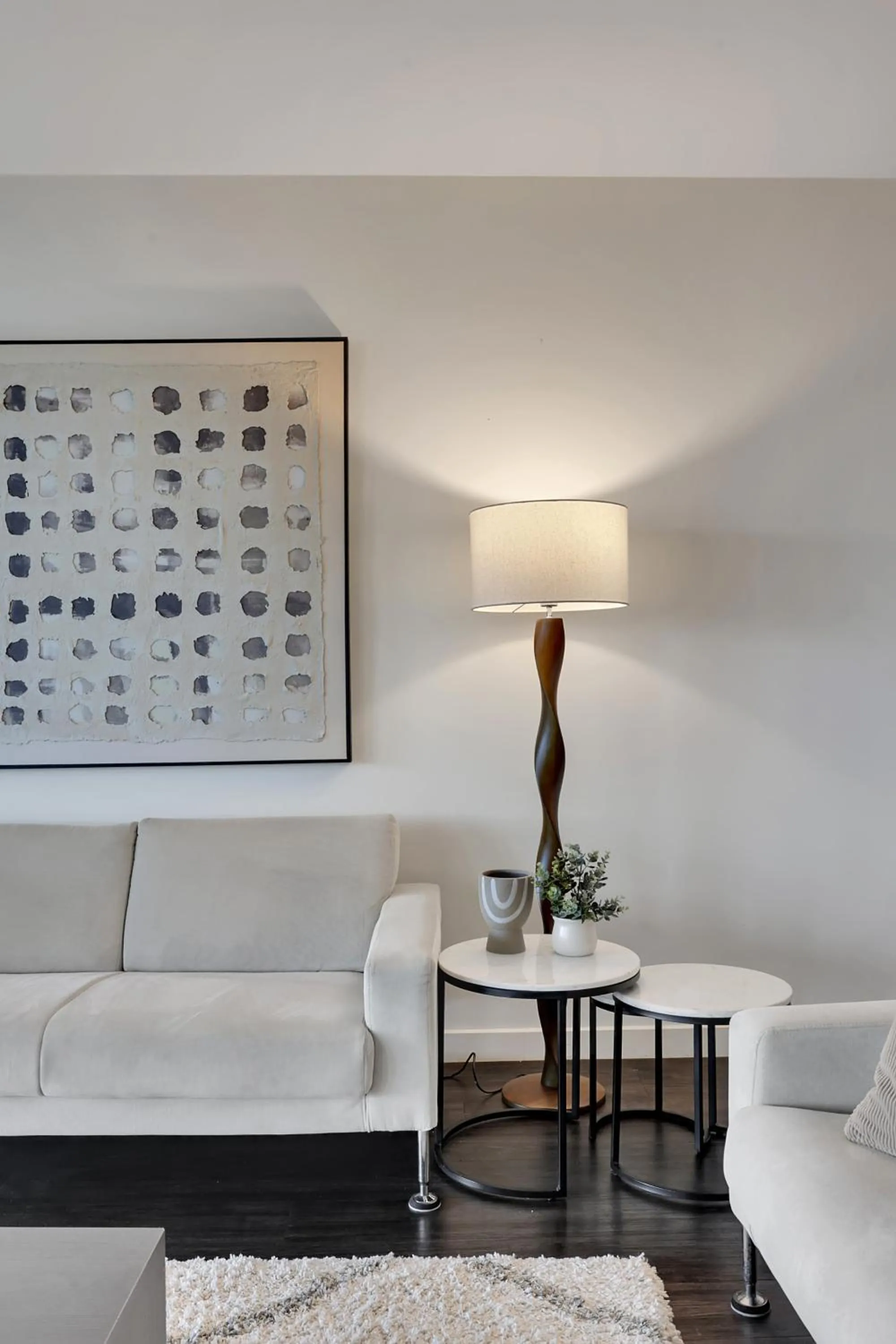 Living room in Riverside Holiday Apartments