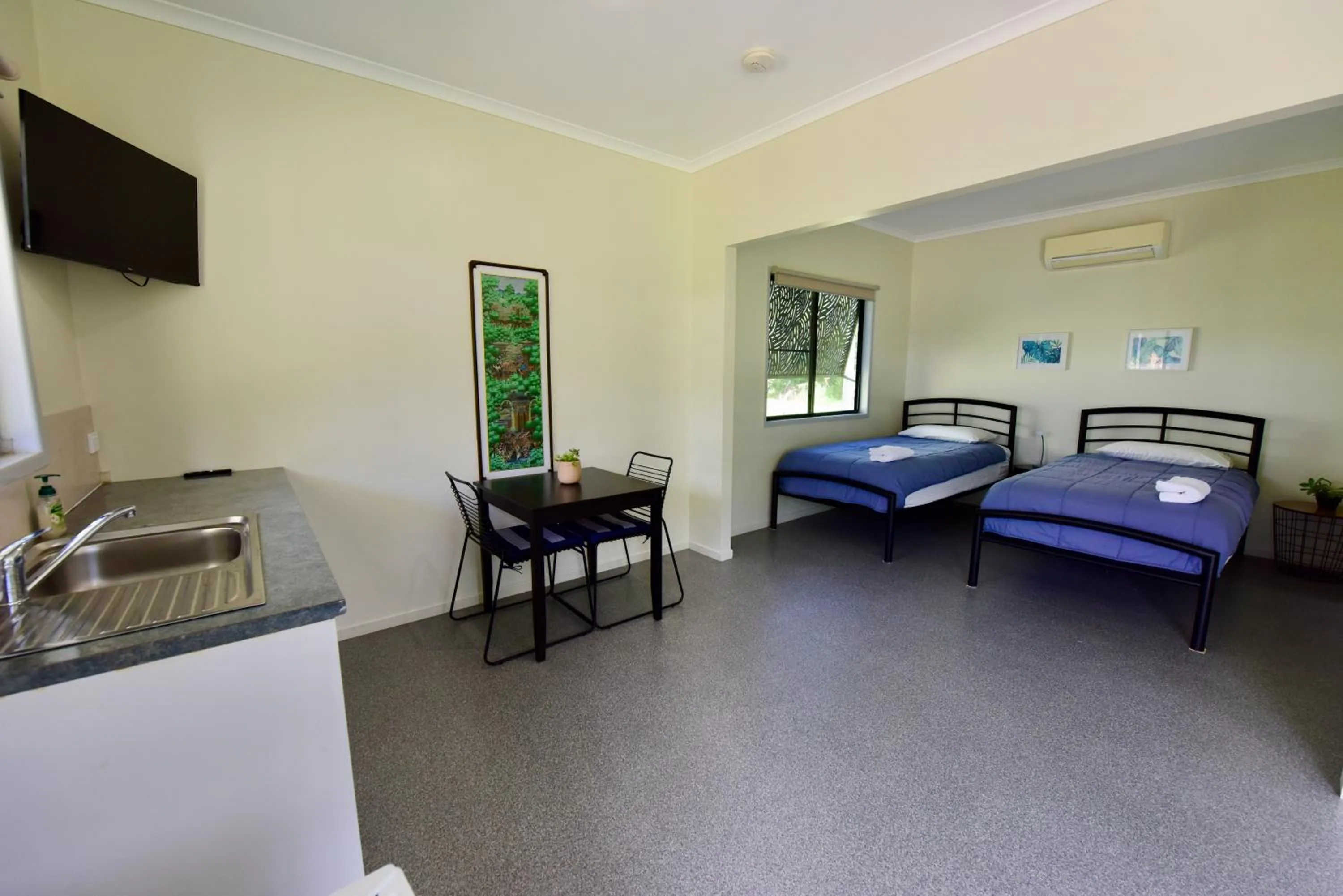Bed in Daintree Peaks ECO Stays