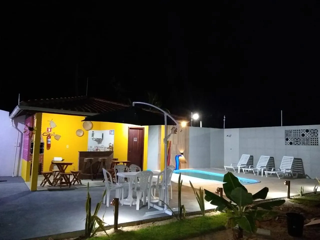 Patio in Pousada Chalés do Toque