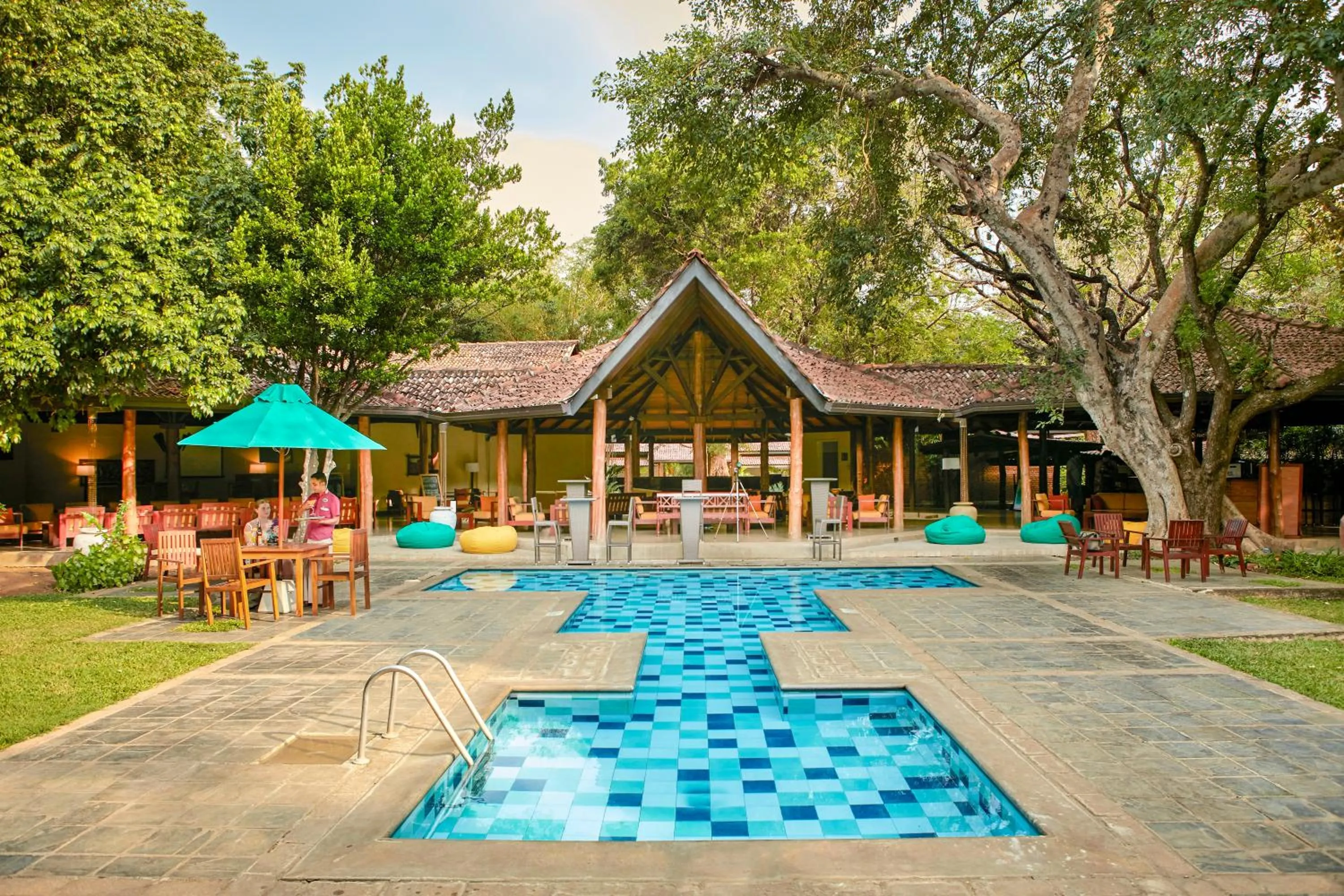 Pool view in Hotel Sigiriya