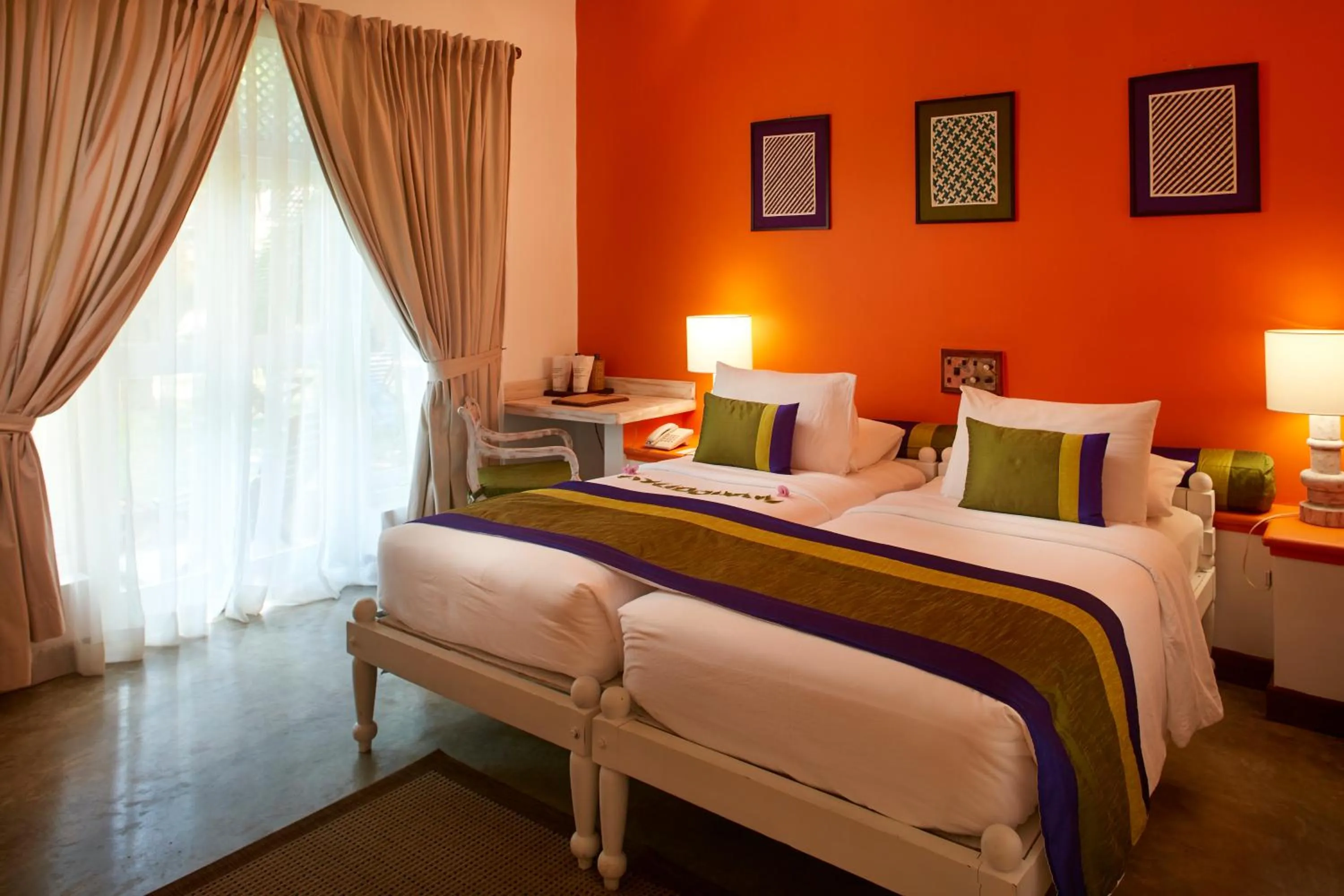 Bed in Hotel Sigiriya