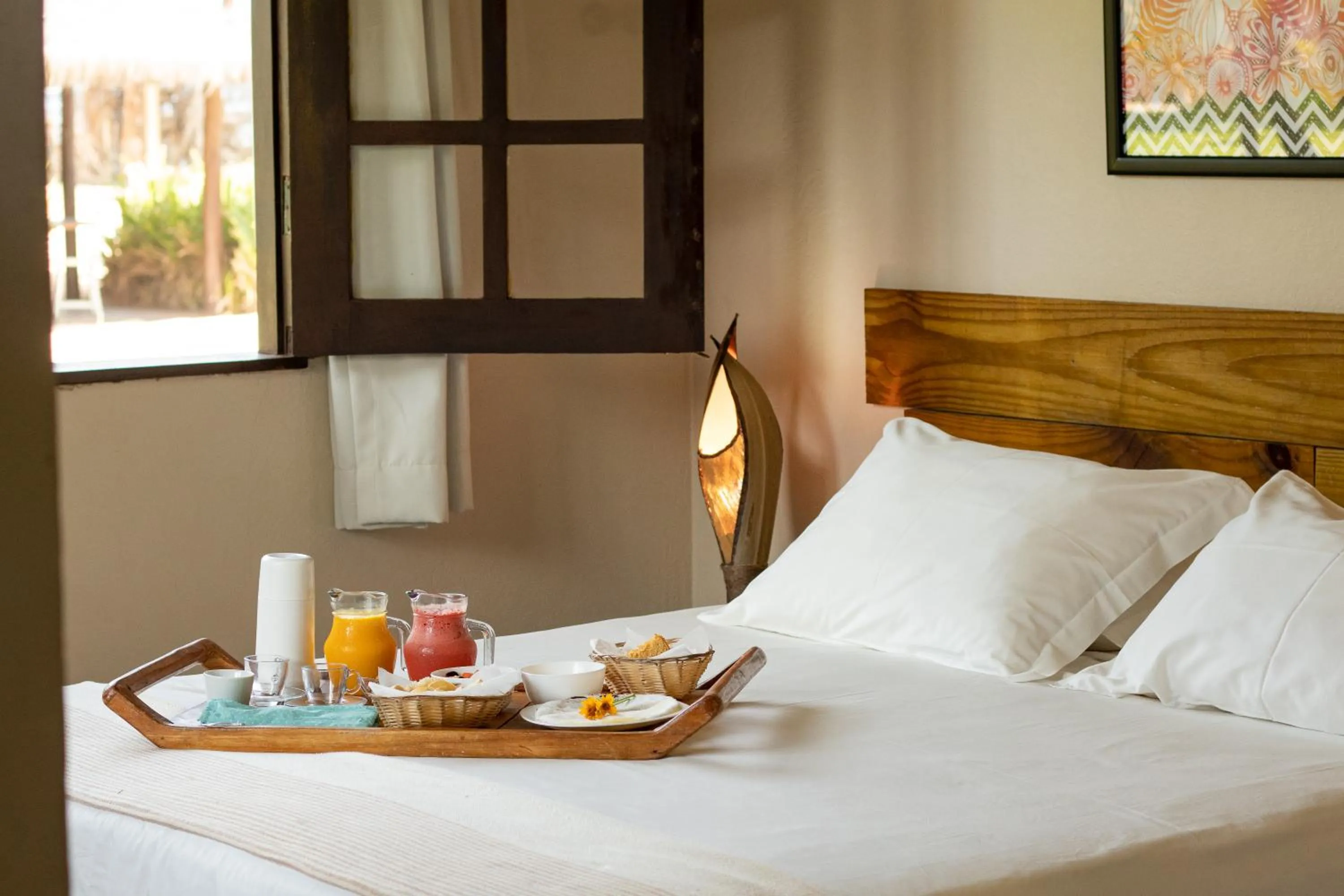 Bed in Rumah Pousada