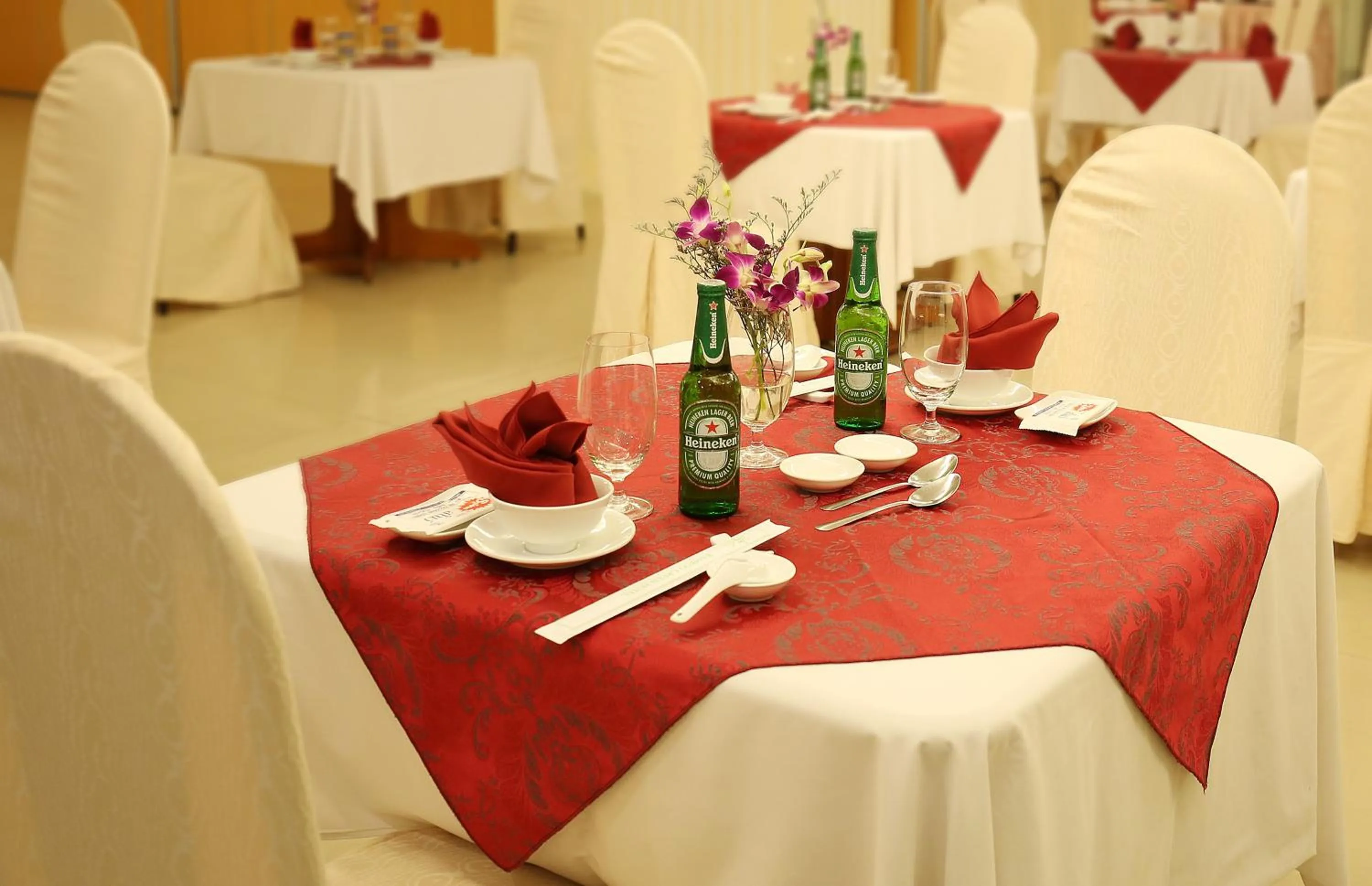 Dining area in Bamboo Green Central Hotel