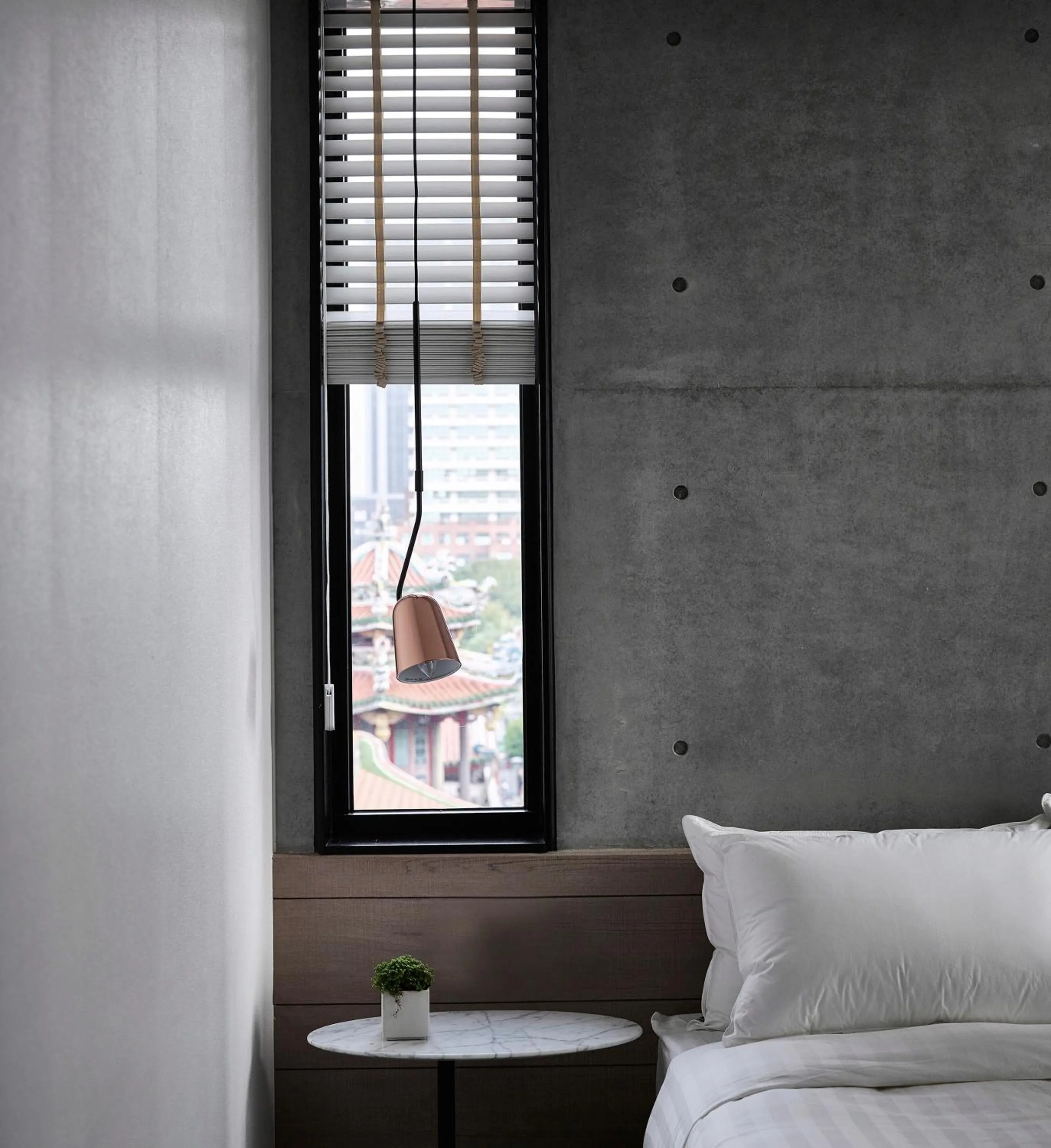 Landmark view, Bed in Monka Hotel