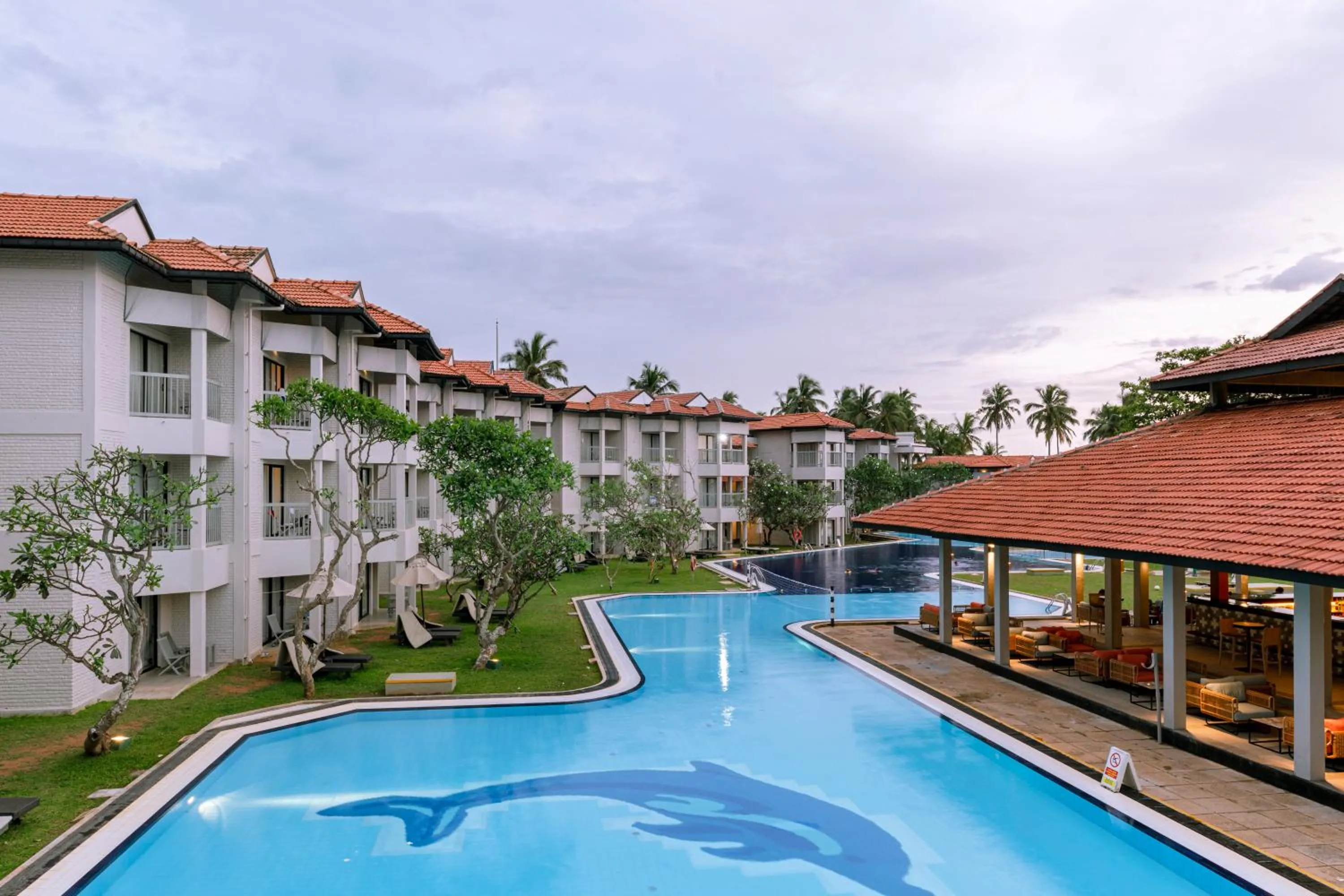 Property building in Club Hotel Dolphin