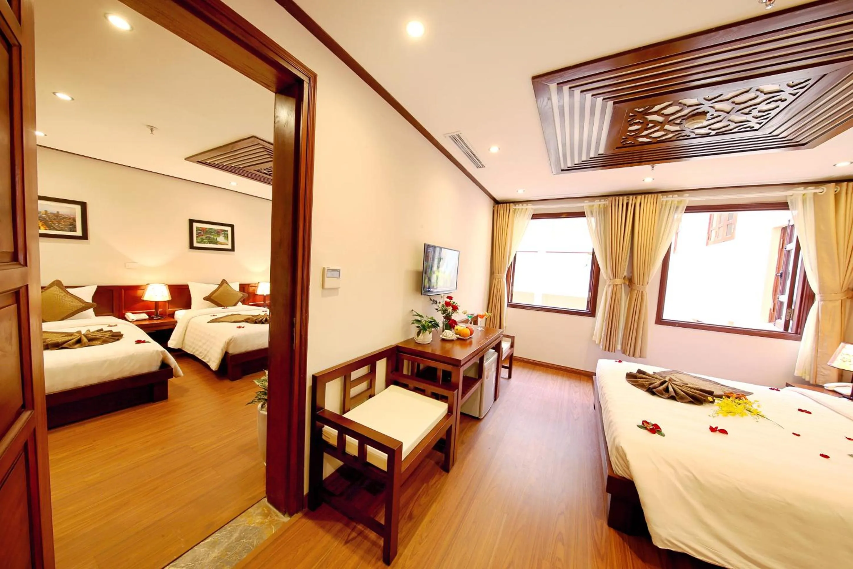 Bedroom, Bed in Hanoi Nostalgia Hotel & Spa