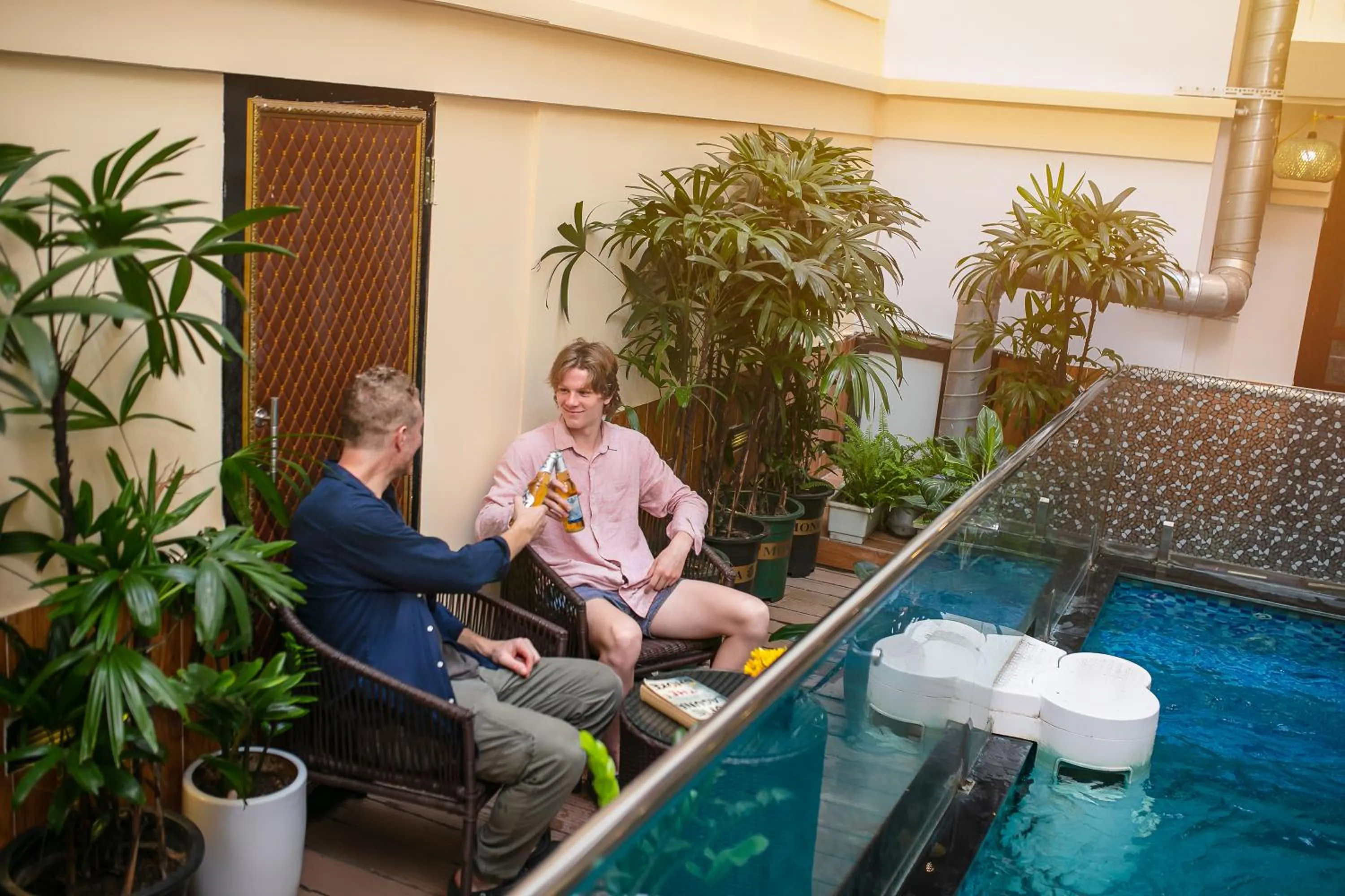 Swimming pool in Hanoi Nostalgia Hotel & Spa