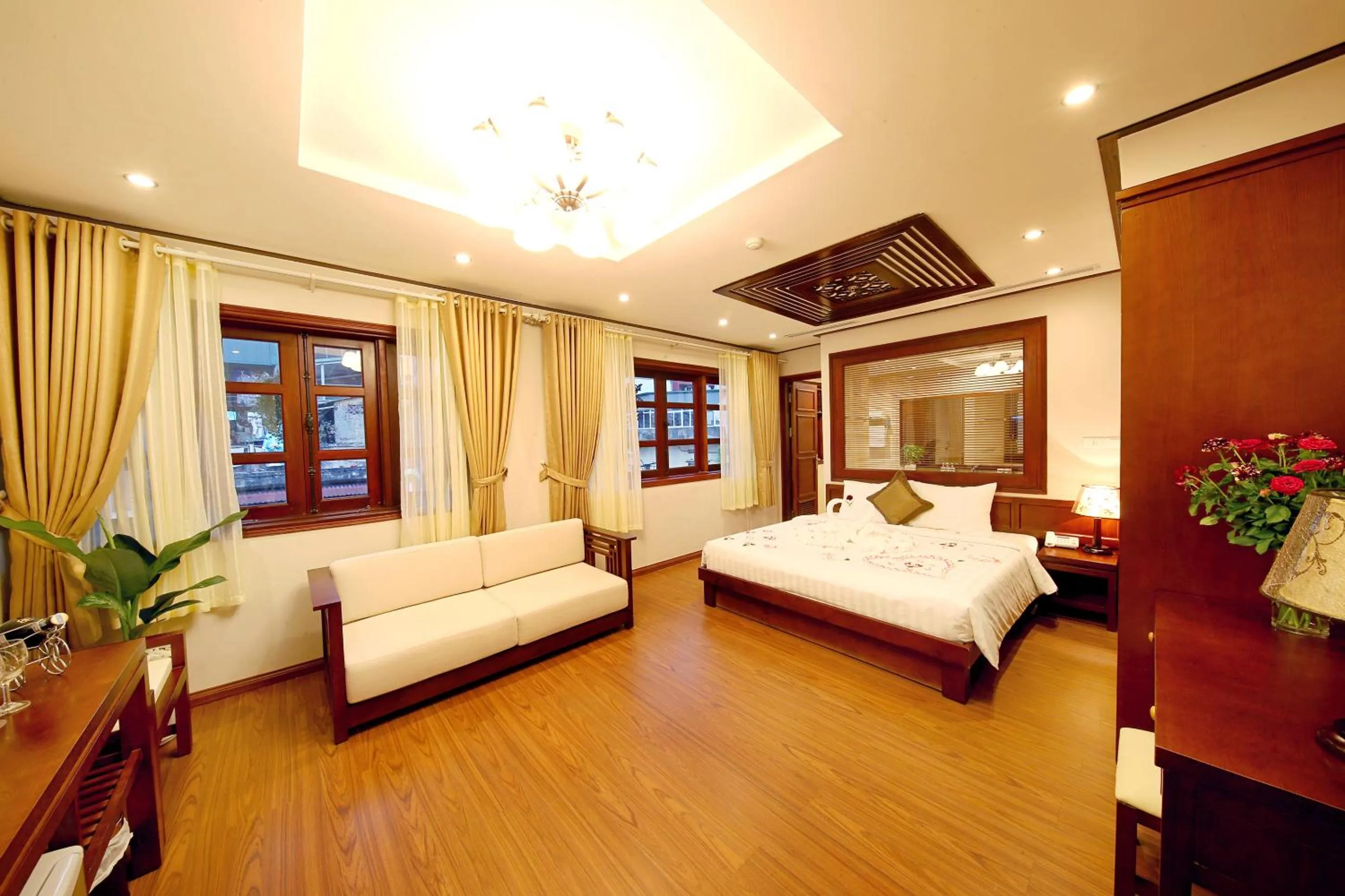 Bedroom, Bed in Hanoi Nostalgia Hotel & Spa