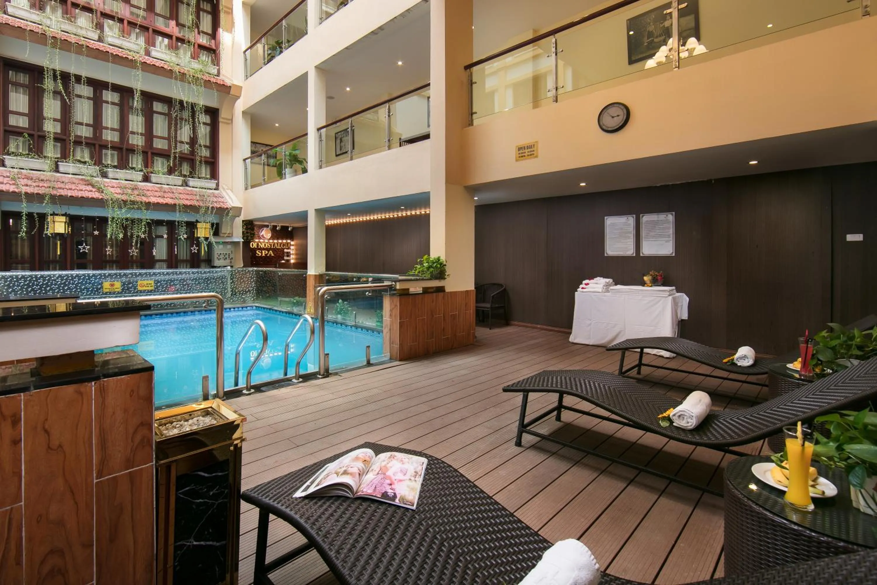 Swimming pool in Hanoi Nostalgia Hotel & Spa