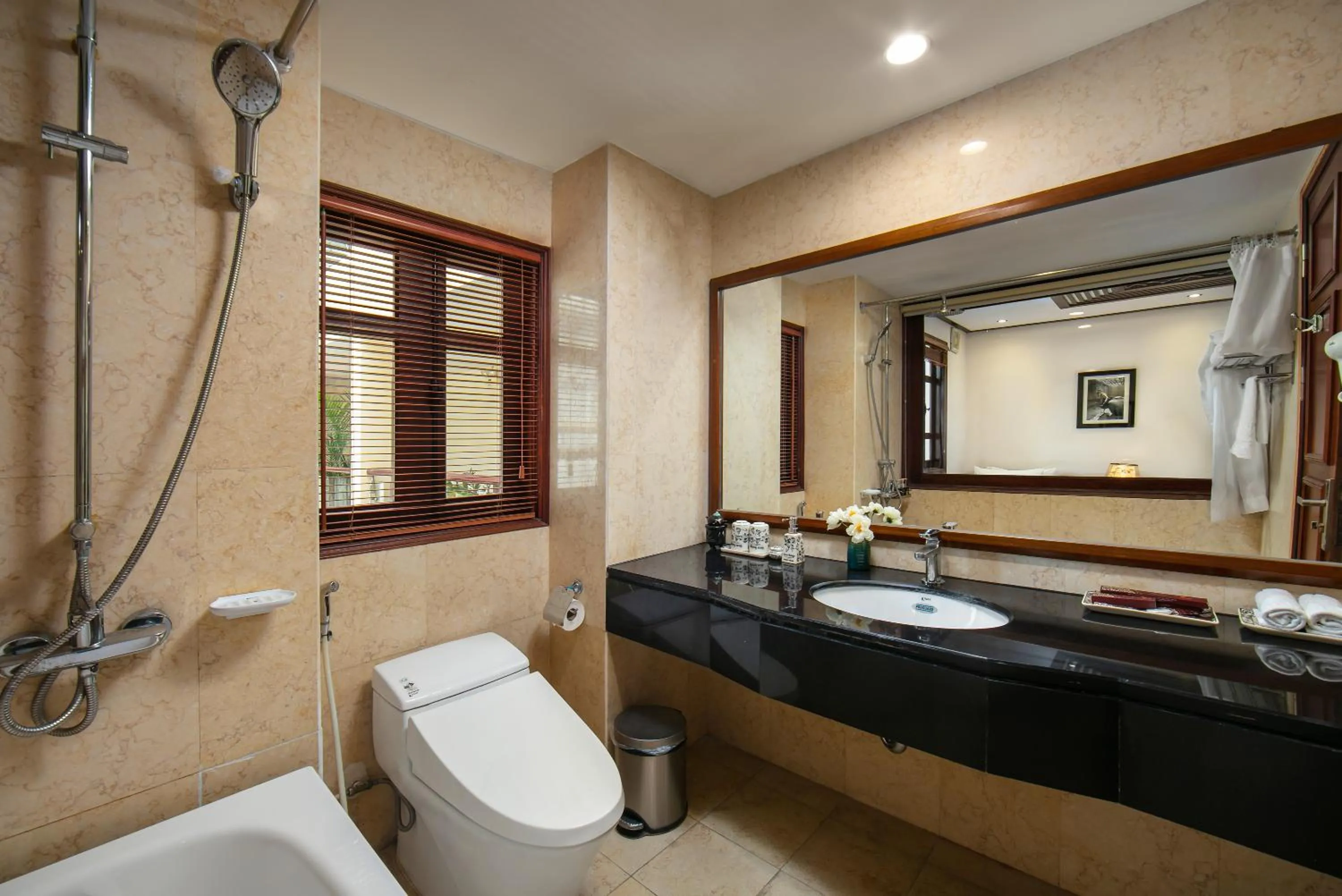 Bathroom in Hanoi Nostalgia Hotel & Spa