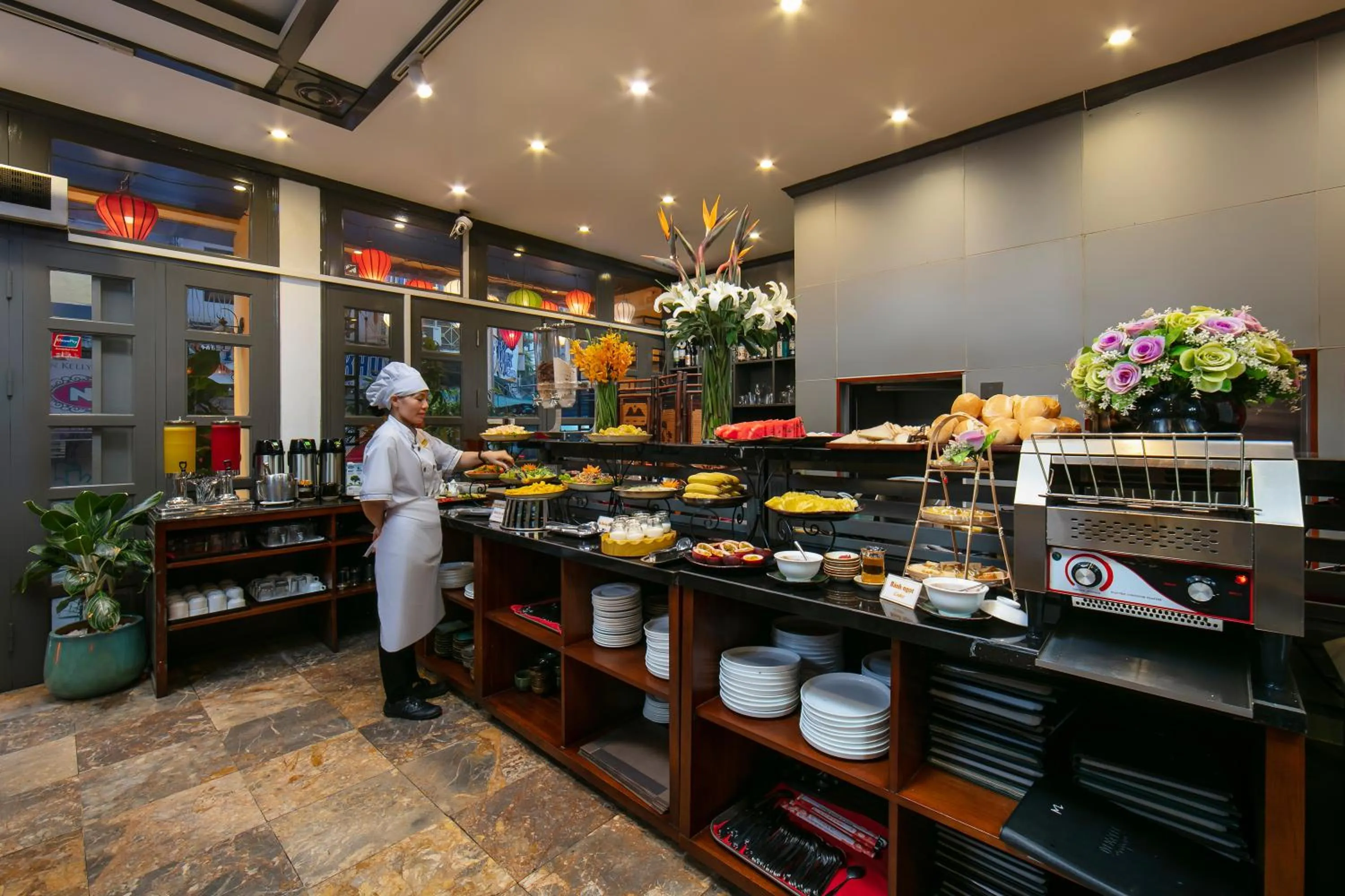 Breakfast in Hanoi Nostalgia Hotel & Spa