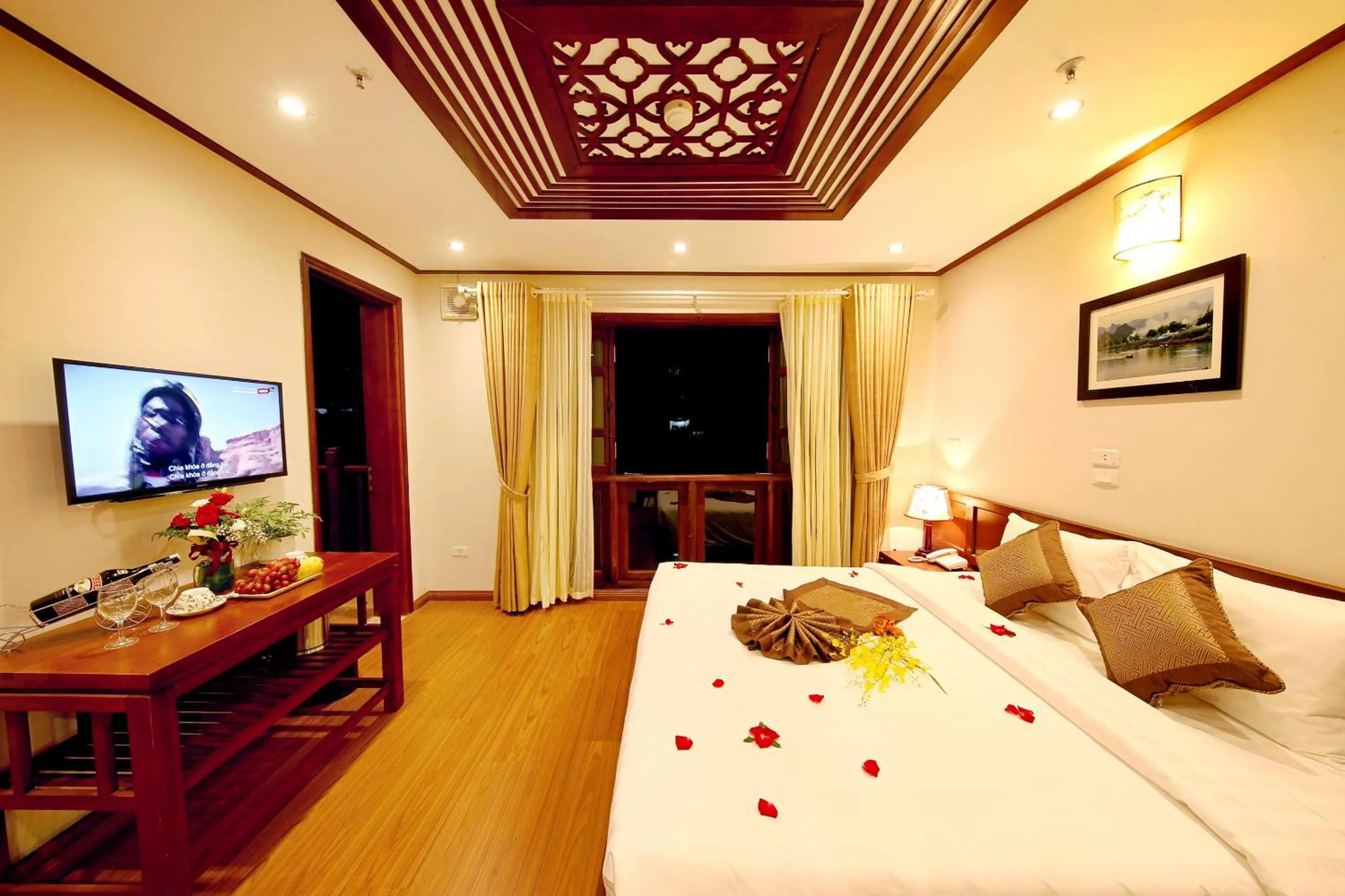 Bedroom, Bed in Hanoi Nostalgia Hotel & Spa