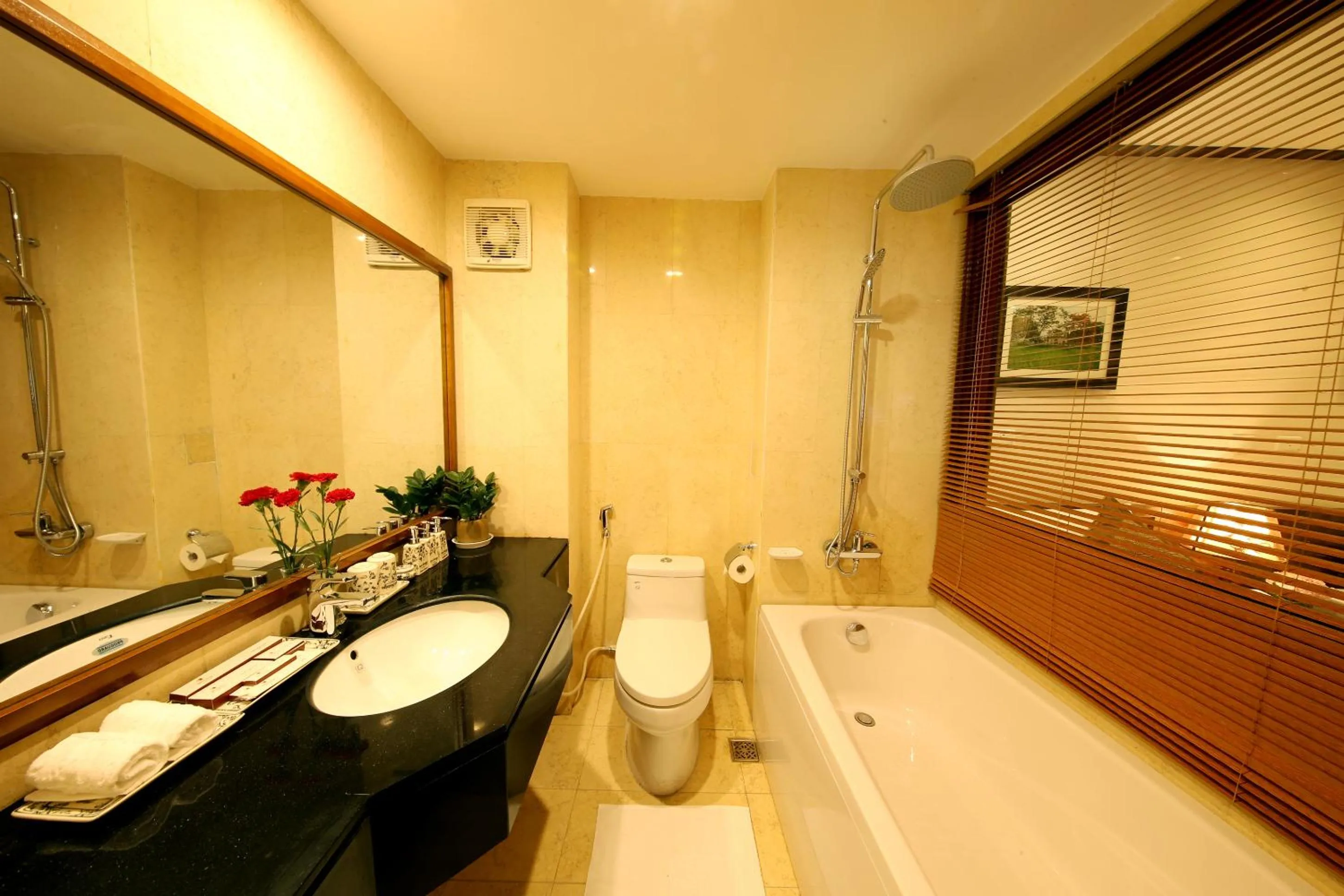 Bathroom in Hanoi Nostalgia Hotel & Spa