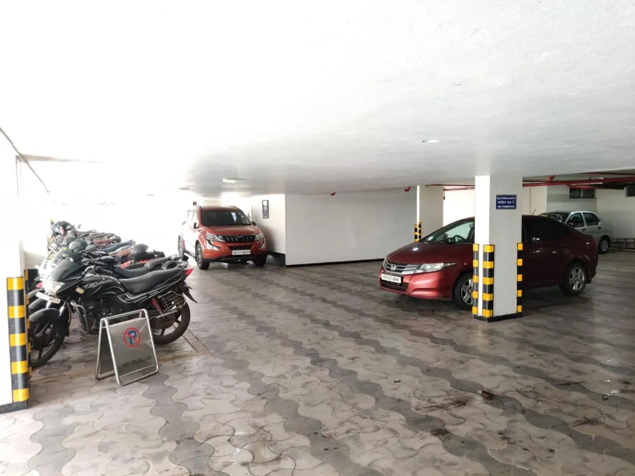 Parking in Fortune Inn Sree Kanya Visakhapatnam
