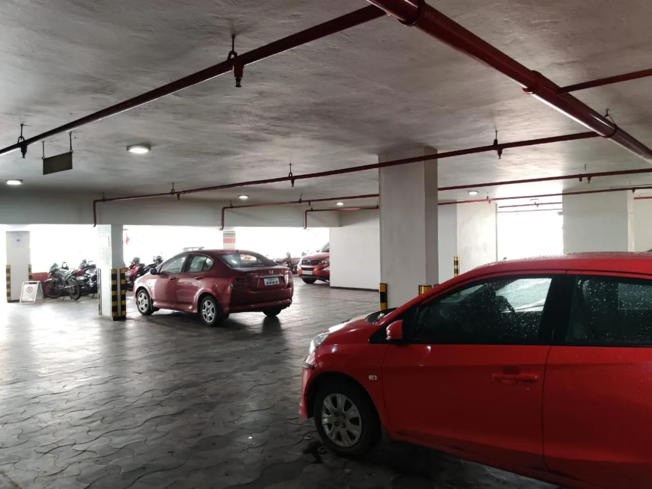 Parking in Fortune Inn Sree Kanya Visakhapatnam